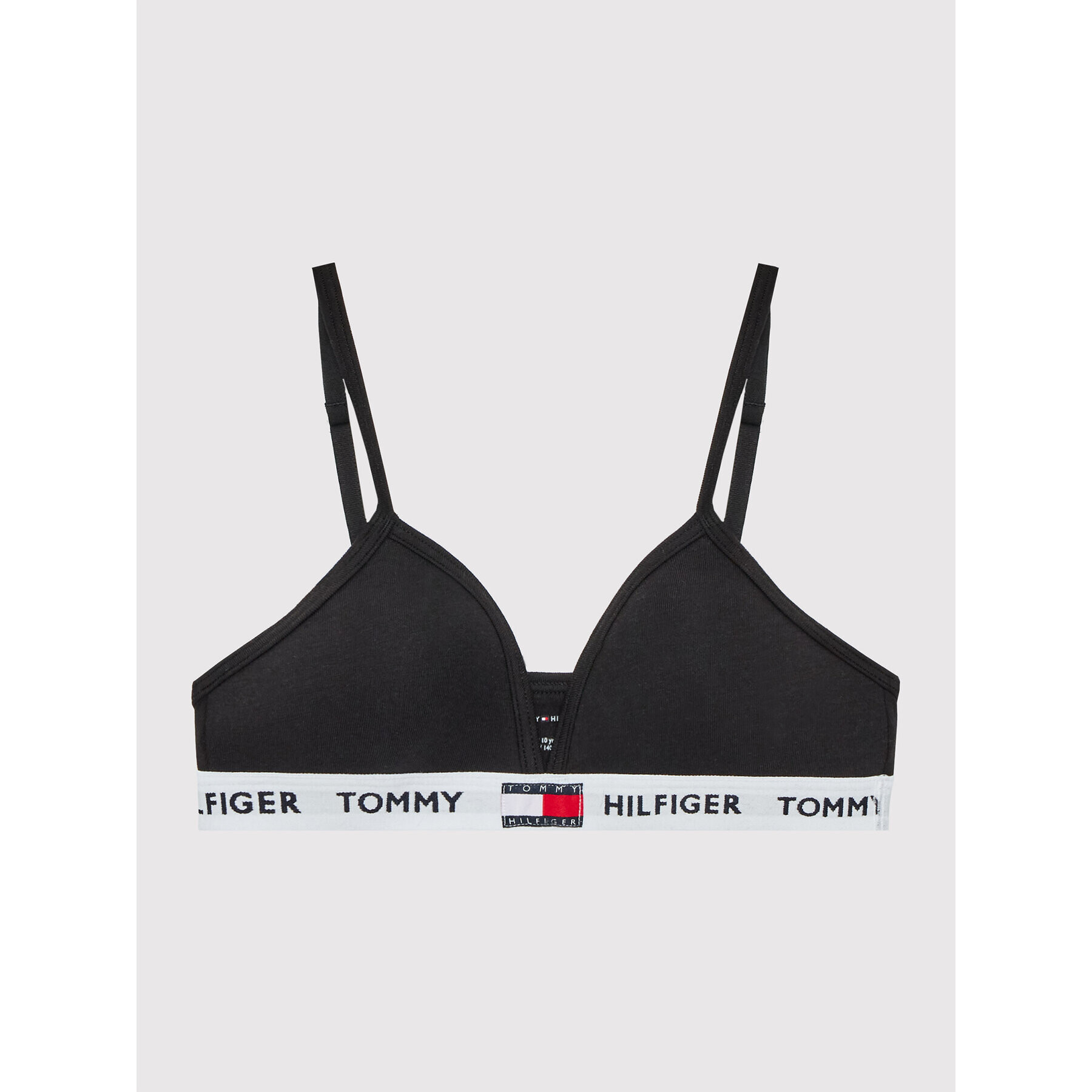 Tommy Hilfiger Sutien Padded Triangle UG0UG00428 Negru - Pled.ro