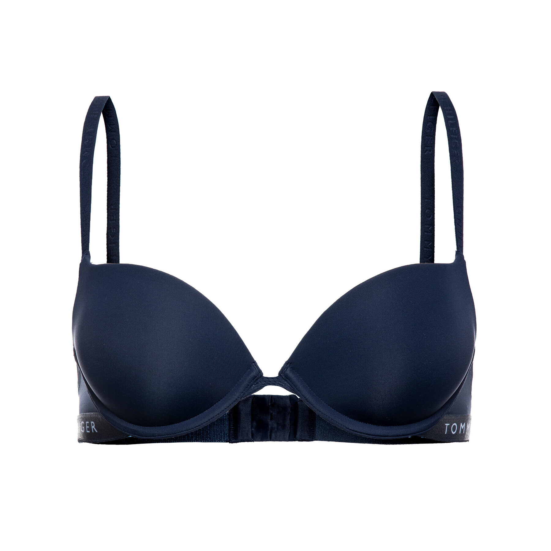 Tommy Hilfiger Sutien Push-up UW0UW00045 Bleumarin - Pled.ro