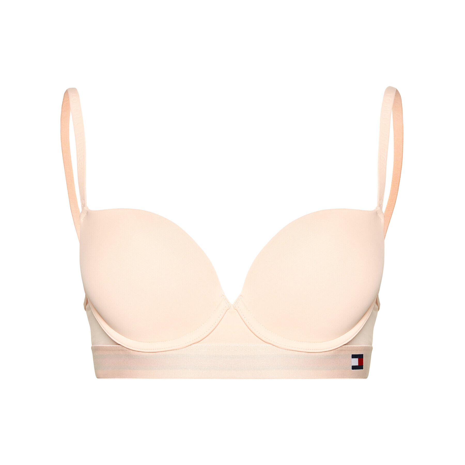 Tommy Hilfiger Sutien Push-up UW0UW01233 Roz - Pled.ro