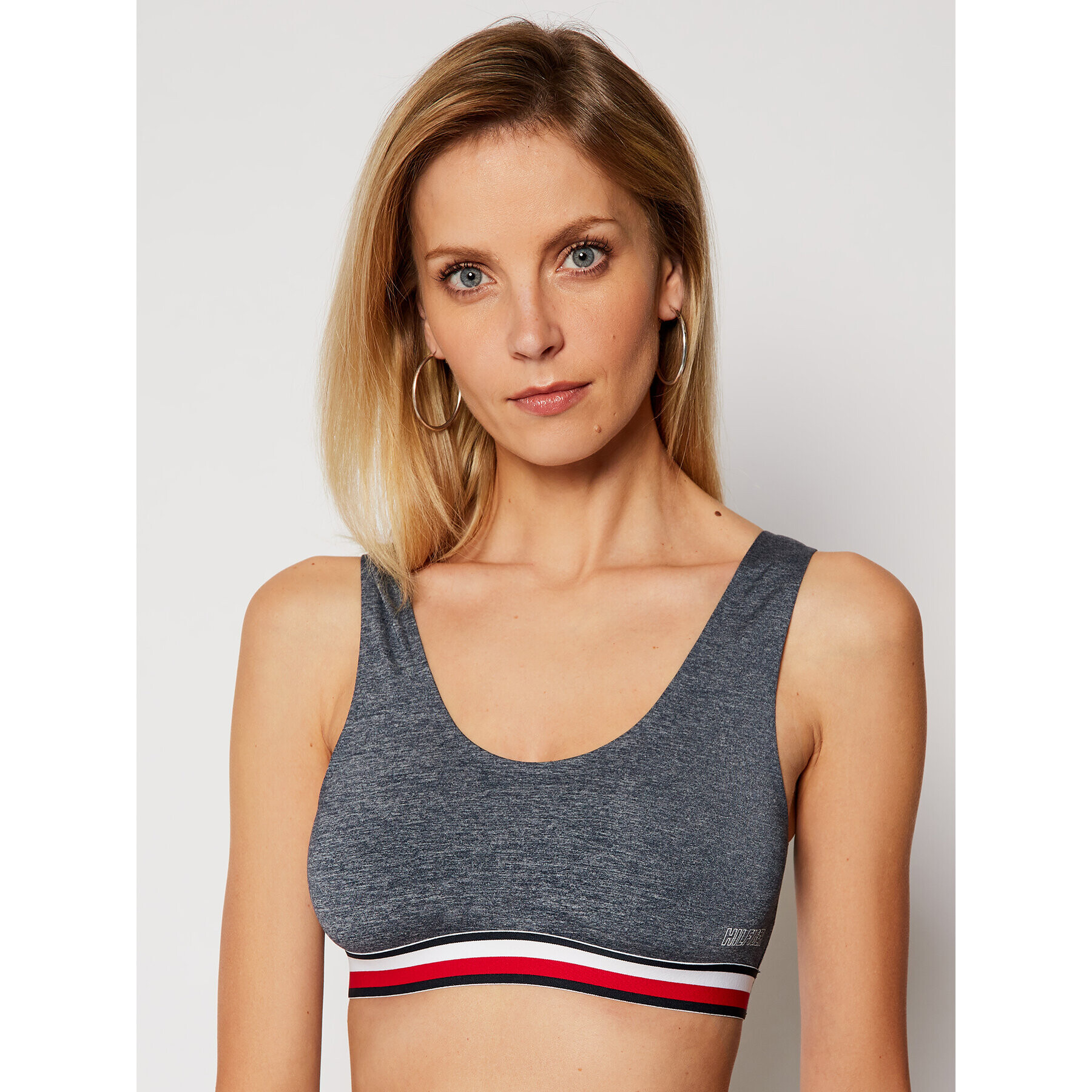 Tommy Hilfiger Sutien top Bralette UW0UW02388 Bleumarin - Pled.ro