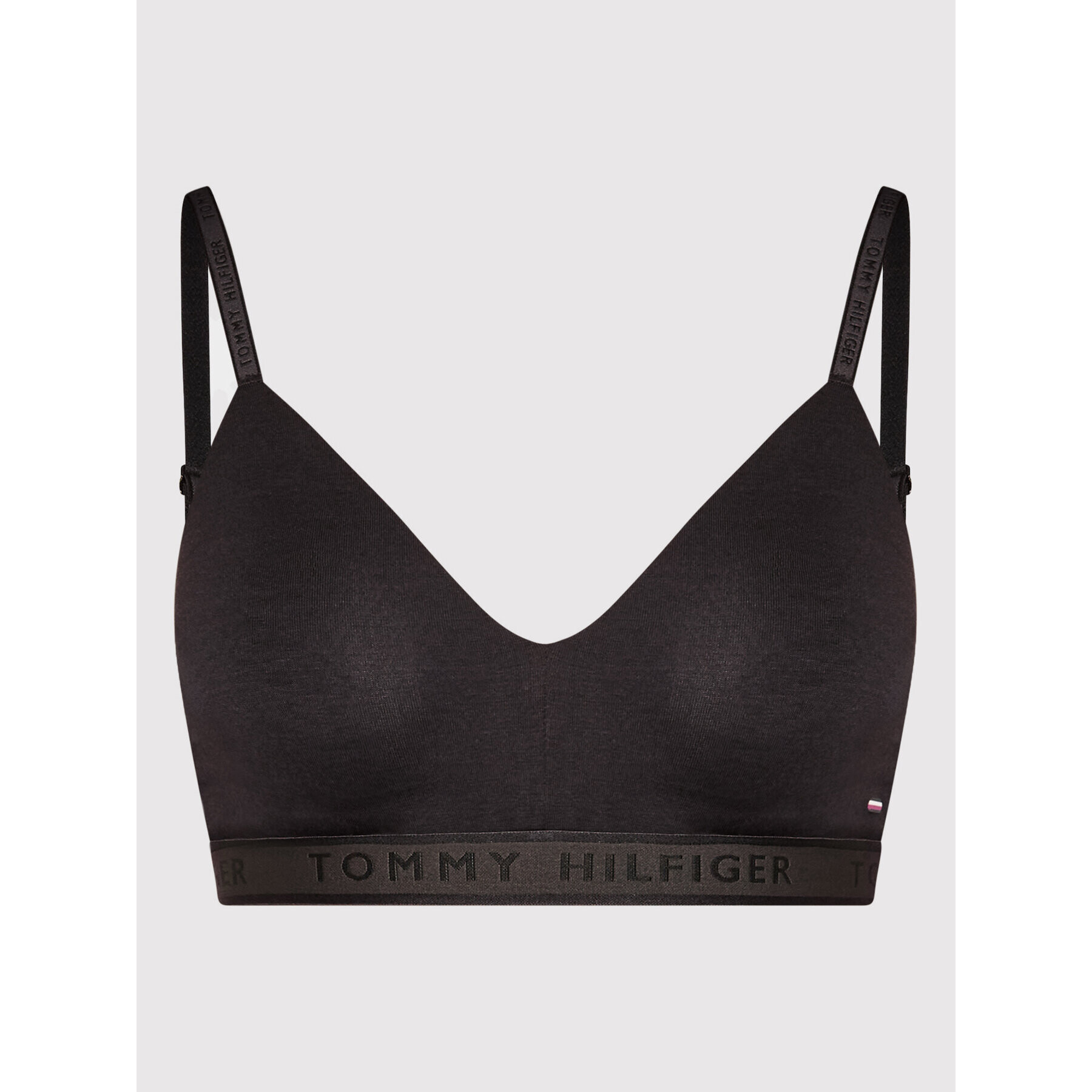 Tommy Hilfiger Sutien top UW0UW03157 Negru - Pled.ro