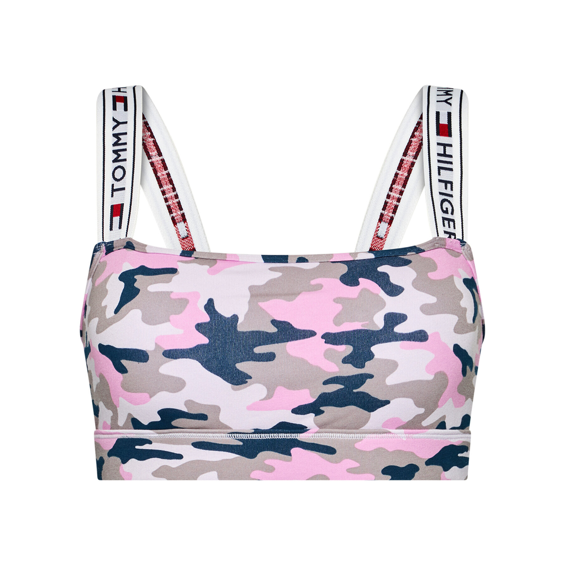 Tommy Hilfiger Sutien top Camo UW0UW02724 Roz - Pled.ro