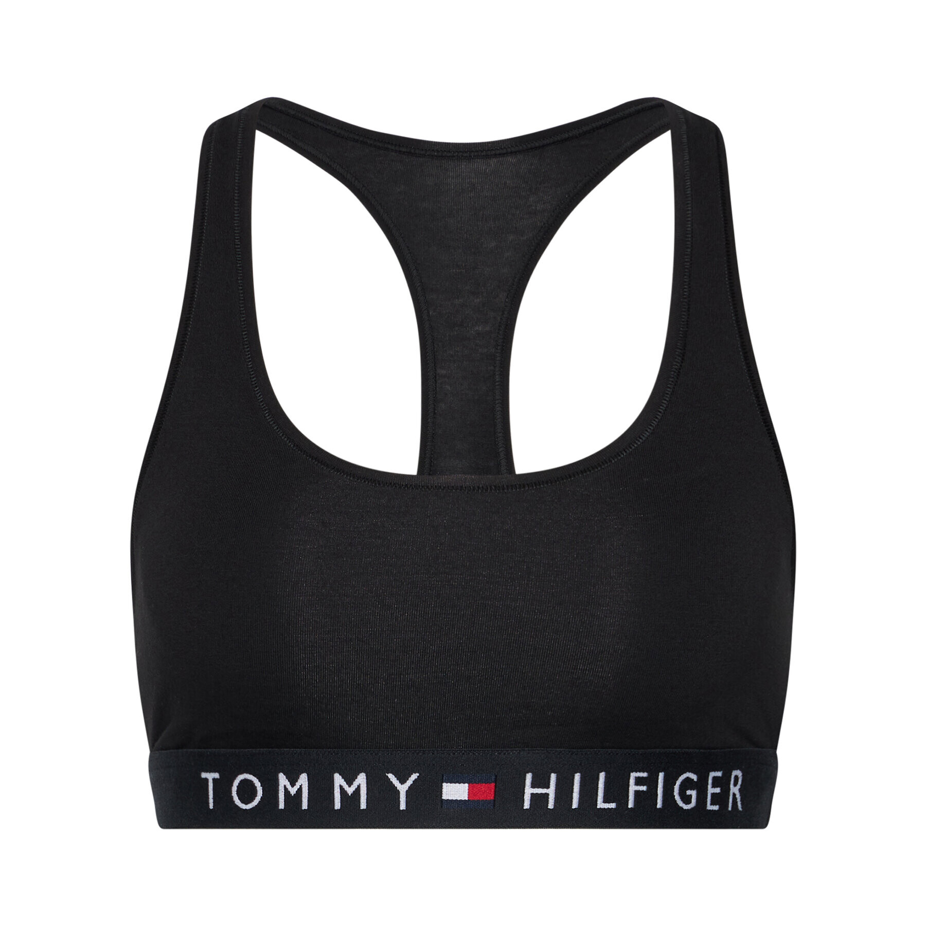 Tommy Hilfiger Sutien top UW0UW02037 Negru - Pled.ro