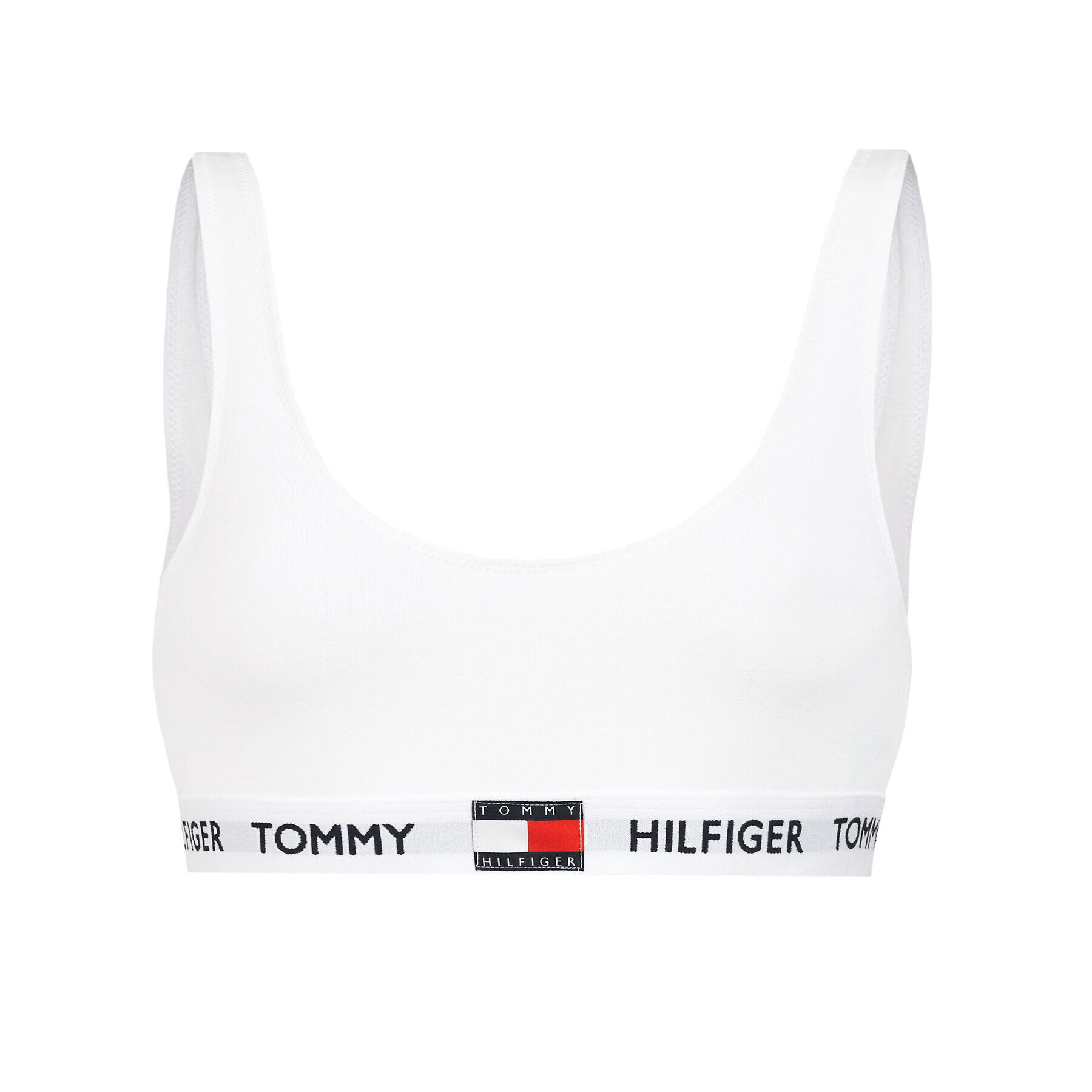 Tommy Hilfiger Sutien top UW0UW02225 Alb - Pled.ro