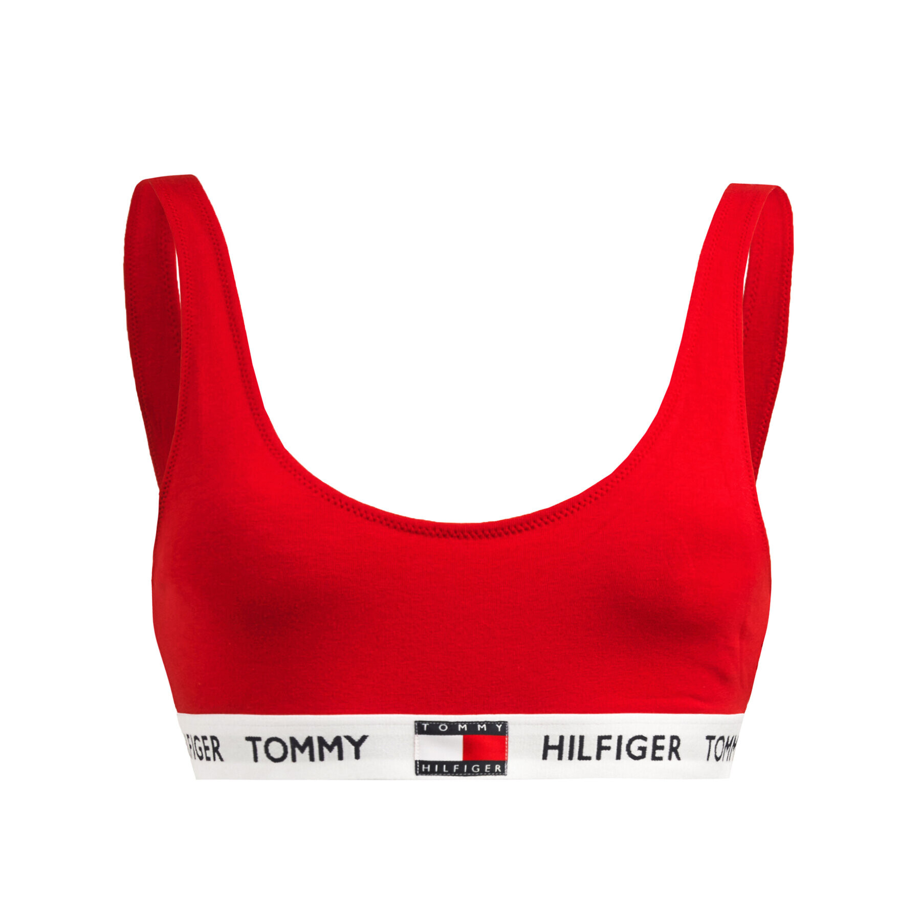 Tommy Hilfiger Sutien top UW0UW02225 Roșu - Pled.ro