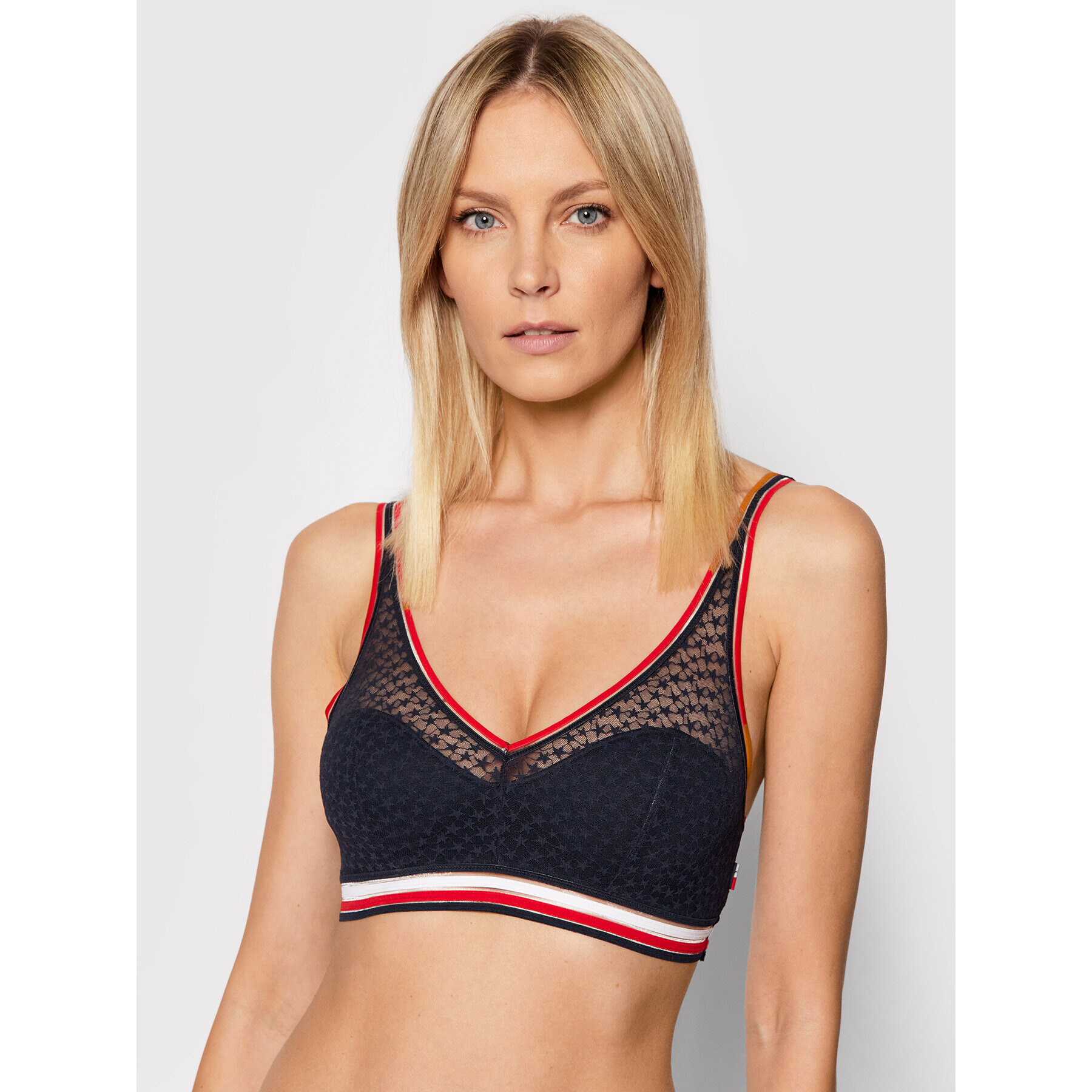 Tommy Hilfiger Sutien top UW0UW02761 Bleumarin - Pled.ro