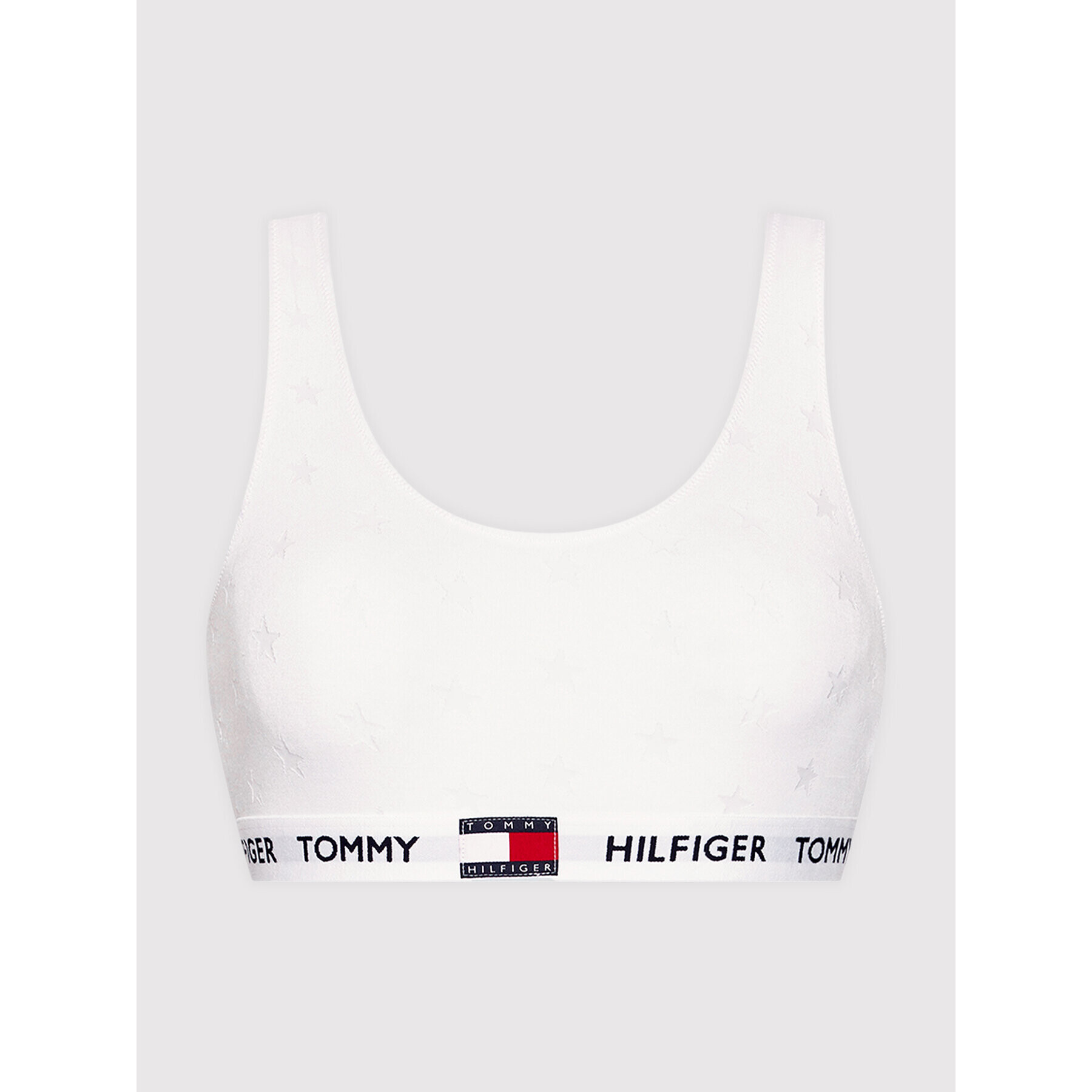 Tommy Hilfiger Sutien top UW0UW02768 Alb - Pled.ro