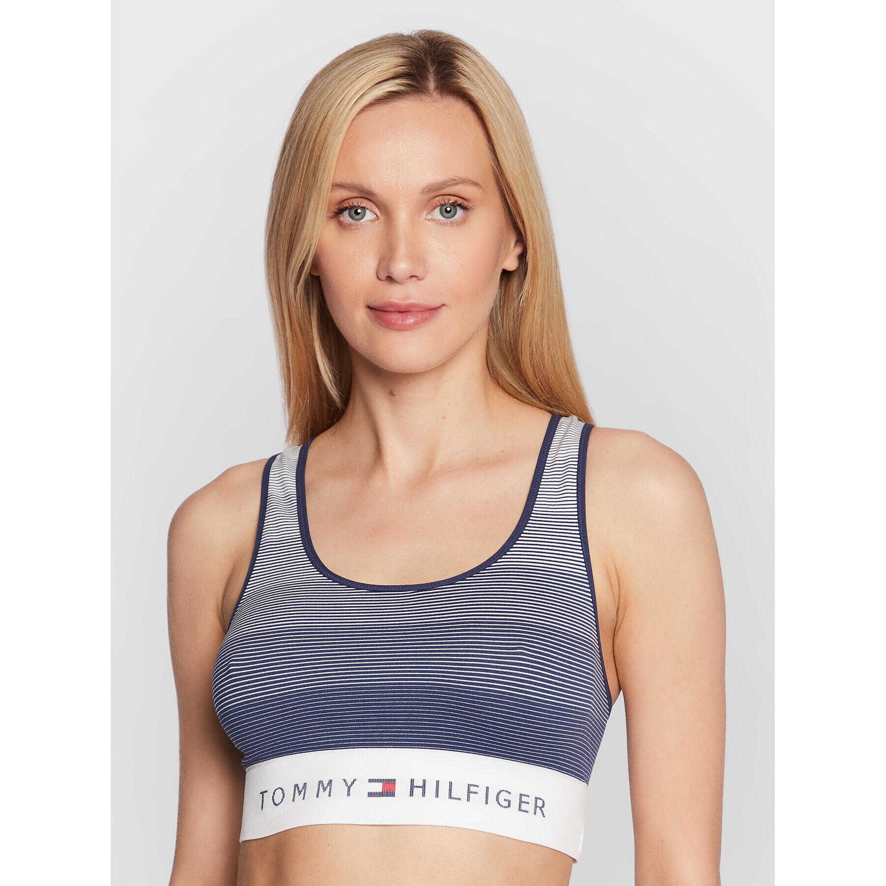 Tommy Hilfiger Sutien top UW0UW03572 Bleumarin - Pled.ro