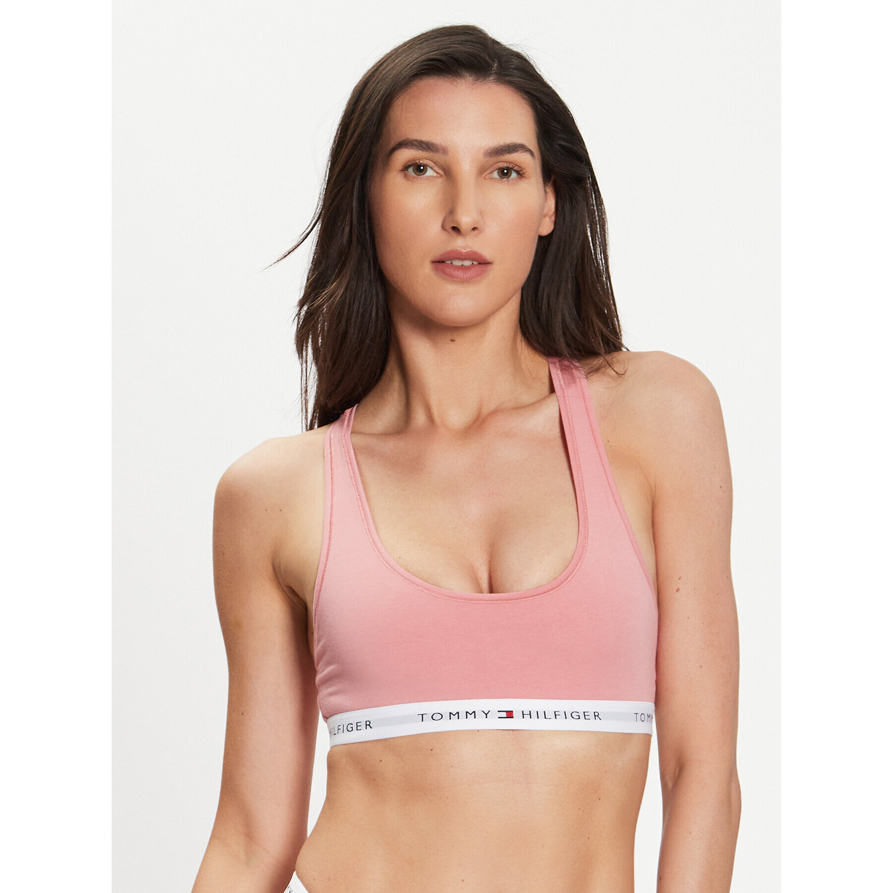 Tommy Hilfiger Sutien top UW0UW03820 Roz - Pled.ro