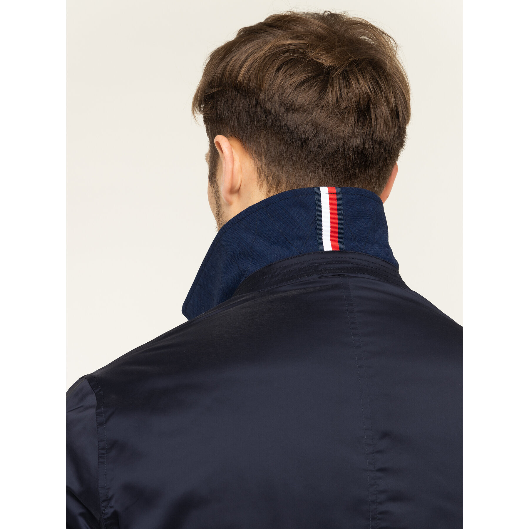 Tommy Hilfiger Tailored Palton de iarnă Carcoat TT0TT06416 Bleumarin Regular Fit - Pled.ro