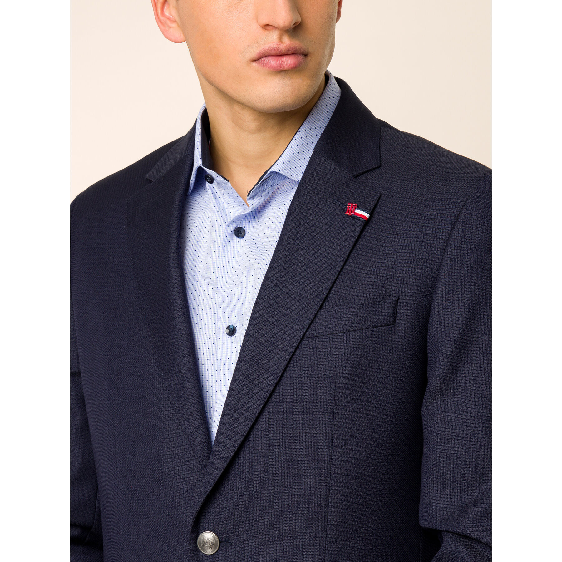 Tommy Hilfiger Tailored Sacou TT0TT02201 Bleumarin Regular Fit - Pled.ro