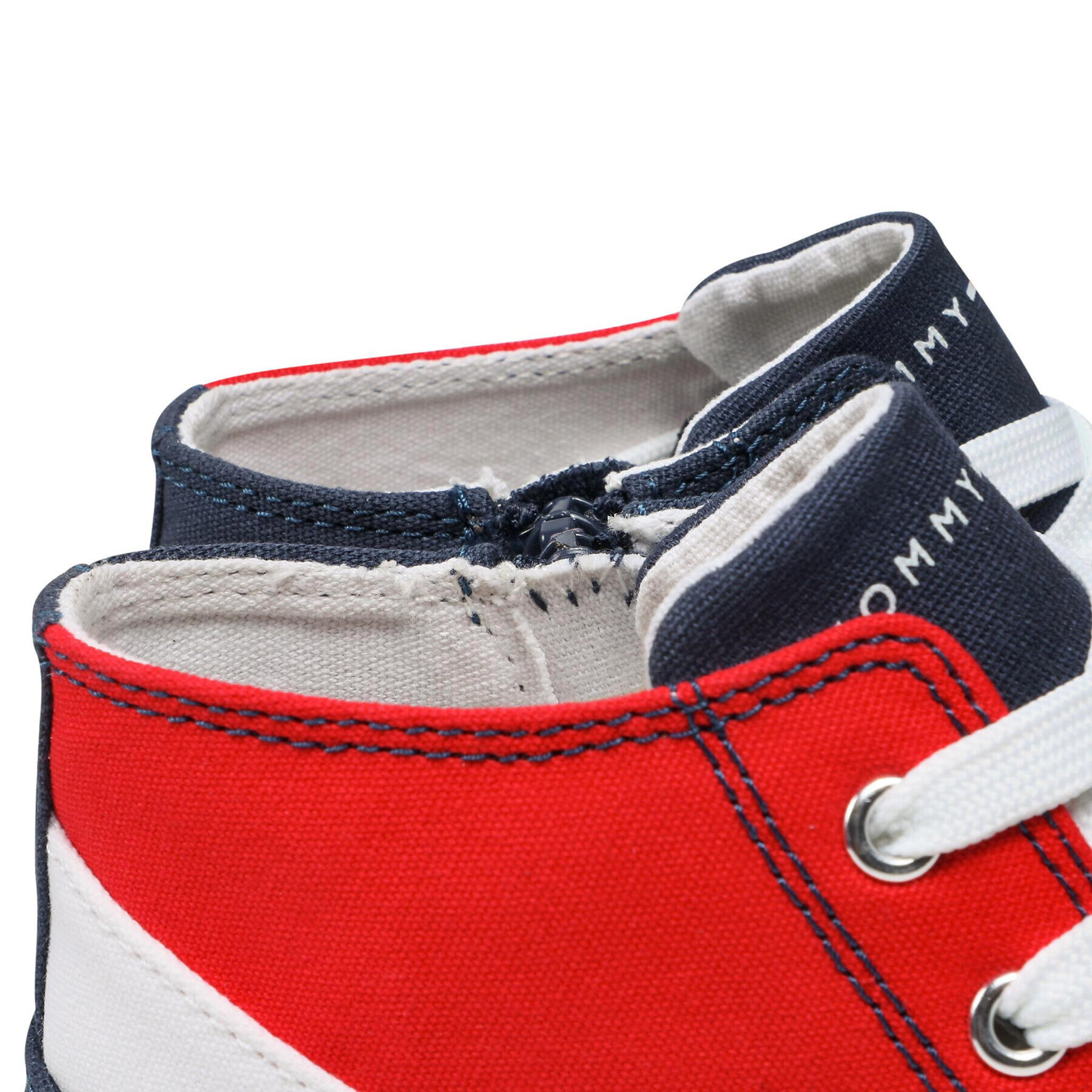 Tommy Hilfiger Teniși High Lace Up Sneaker T3X4-32061-0890 S Bleumarin - Pled.ro