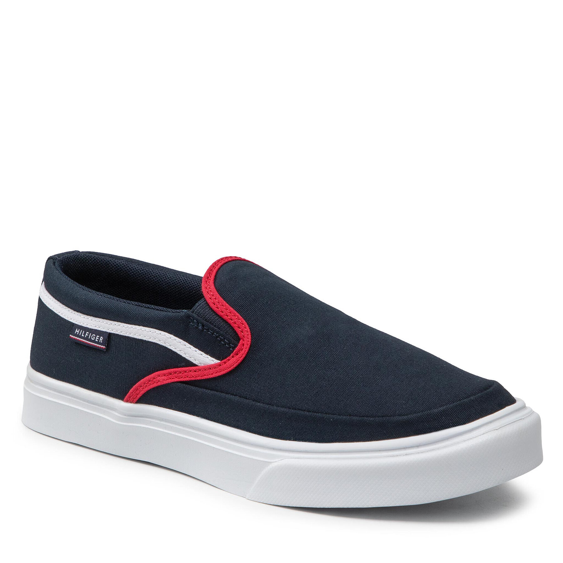 Tommy Hilfiger Teniși Lightweight Sport Slip On FM0FM04011 Bleumarin - Pled.ro