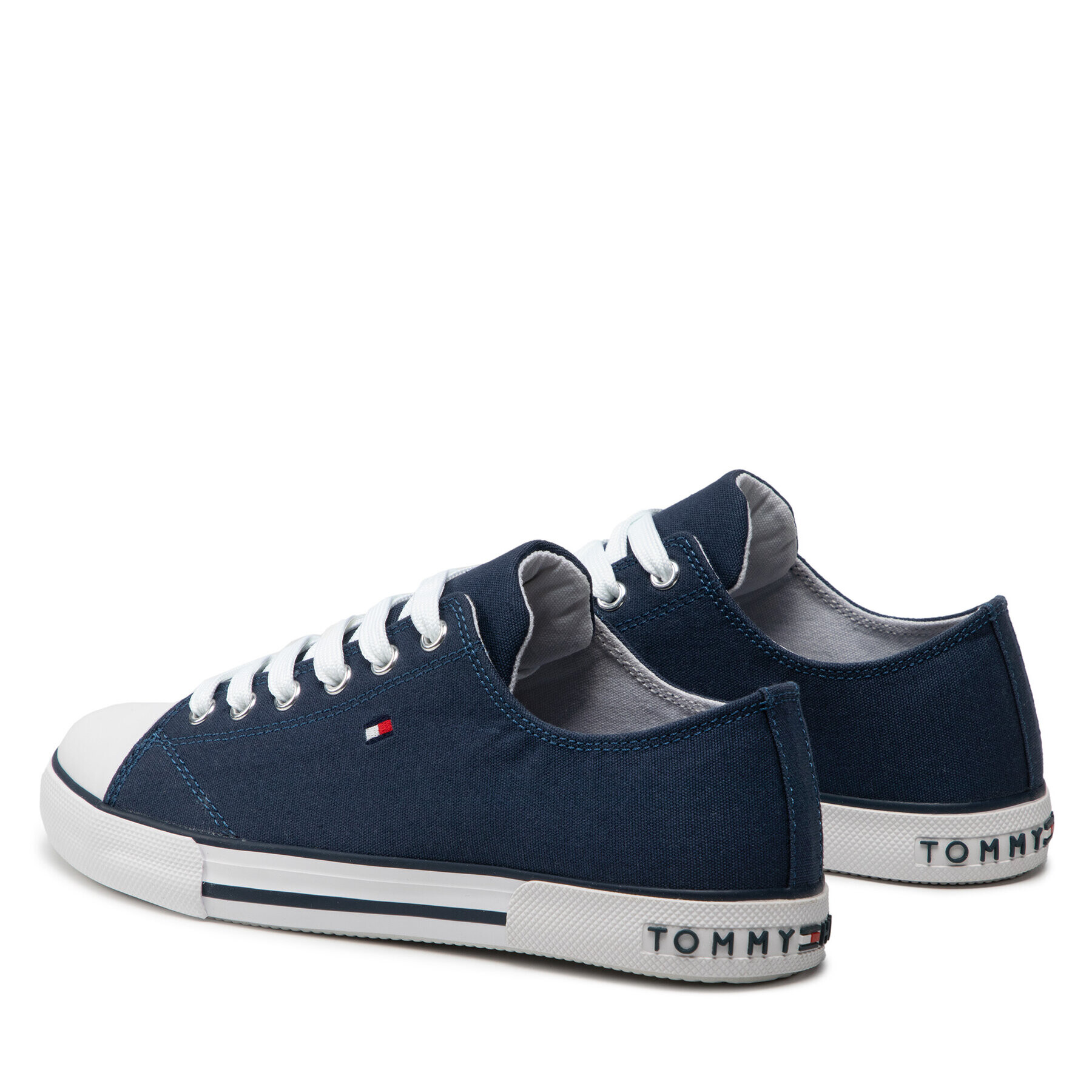 Tommy Hilfiger Teniși Low Cut Lace-Up Sneaker T3X4-32207-0890 S Bleumarin - Pled.ro