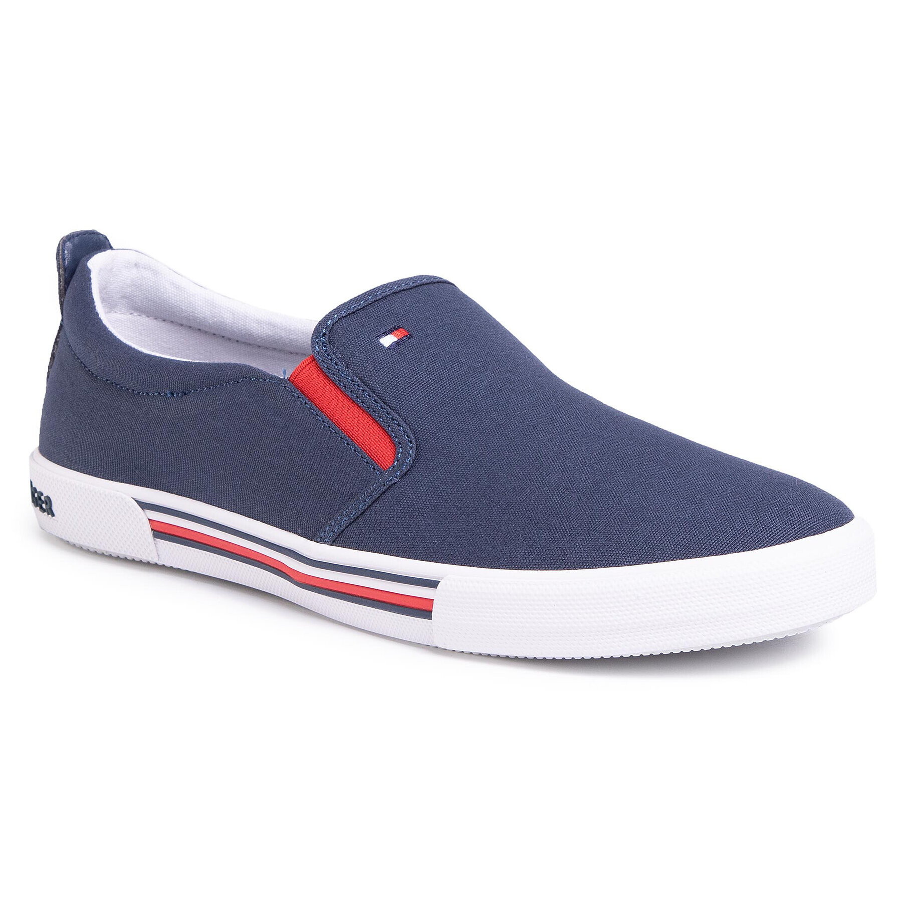 Tommy Hilfiger Teniși Low Cut Sneaker T3B4-30691-0890 D Bleumarin - Pled.ro