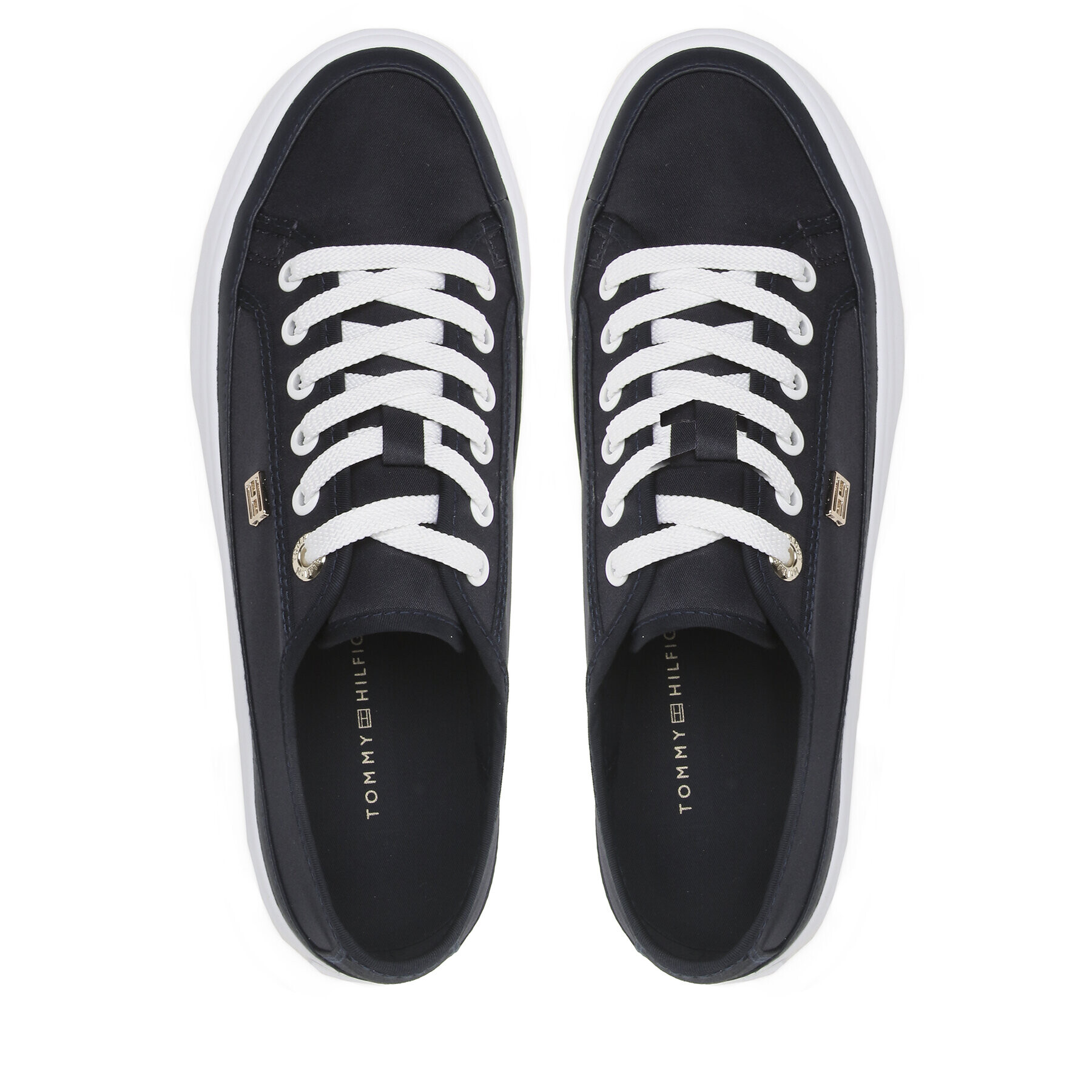 Tommy Hilfiger Teniși Essential Vulc Canvas Sneaker FW0FW07459 Bleumarin - Pled.ro