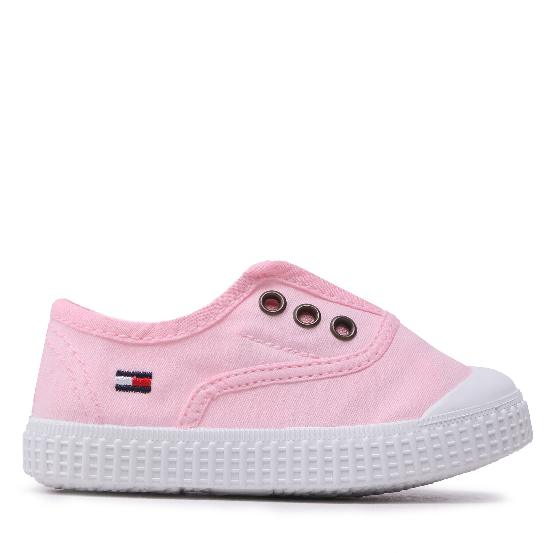 Tommy Hilfiger Teniși Low Cut Easy-On Sneaker T1A9-32674-0890 M Roz - Pled.ro