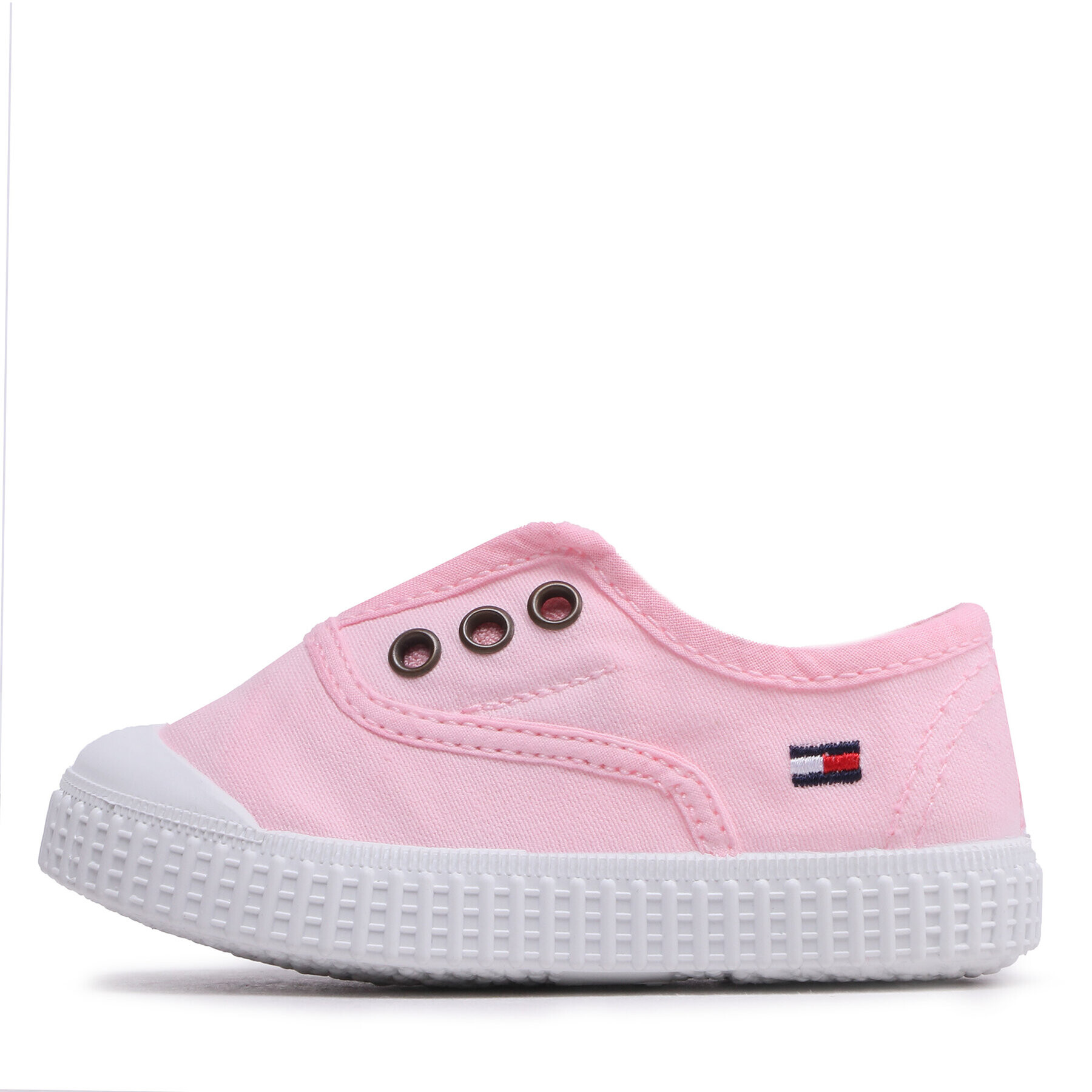 Tommy Hilfiger Teniși Low Cut Easy-On Sneaker T1A9-32674-0890 M Roz - Pled.ro