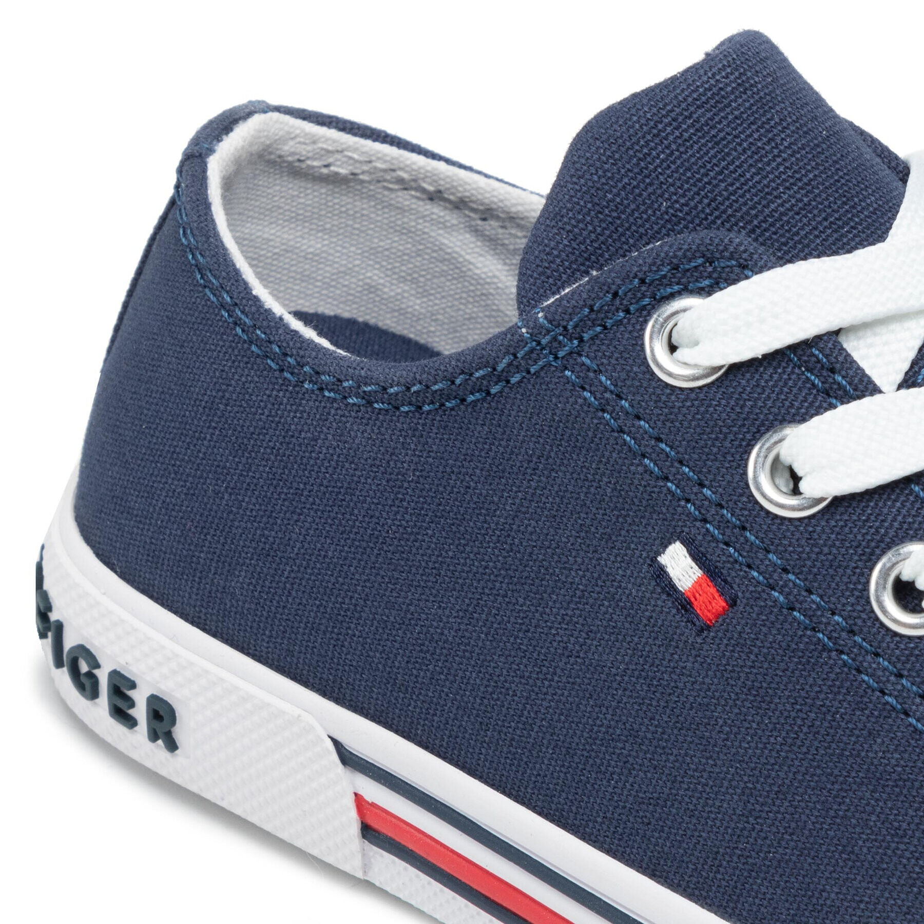 Tommy Hilfiger Teniși Low Cut Lace-Up Sneaker T3X4-30692-0890 M Bleumarin - Pled.ro