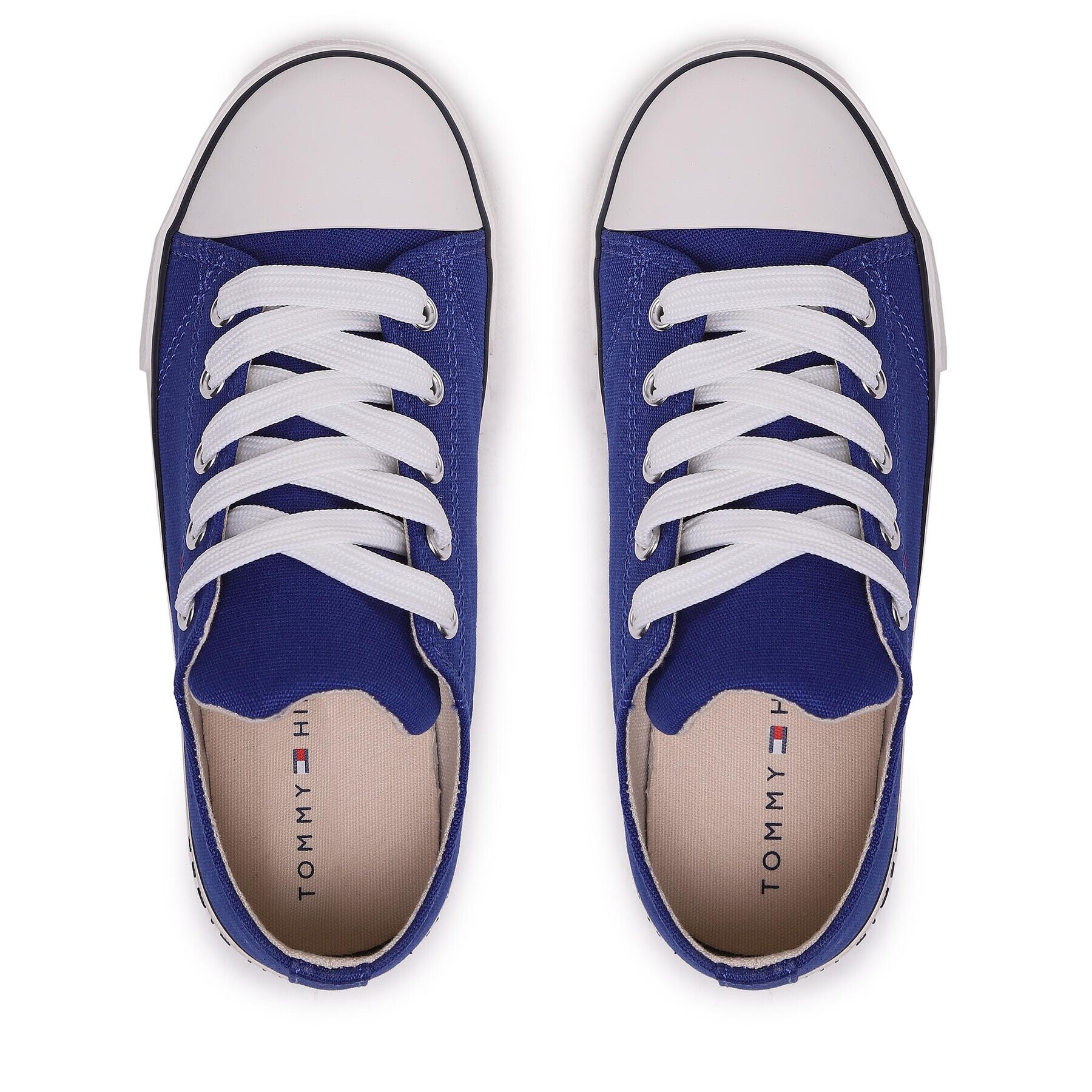 Tommy Hilfiger Teniși Low Cut Lace-Up Sneaker T3X4-32207-0890 M Bleumarin - Pled.ro