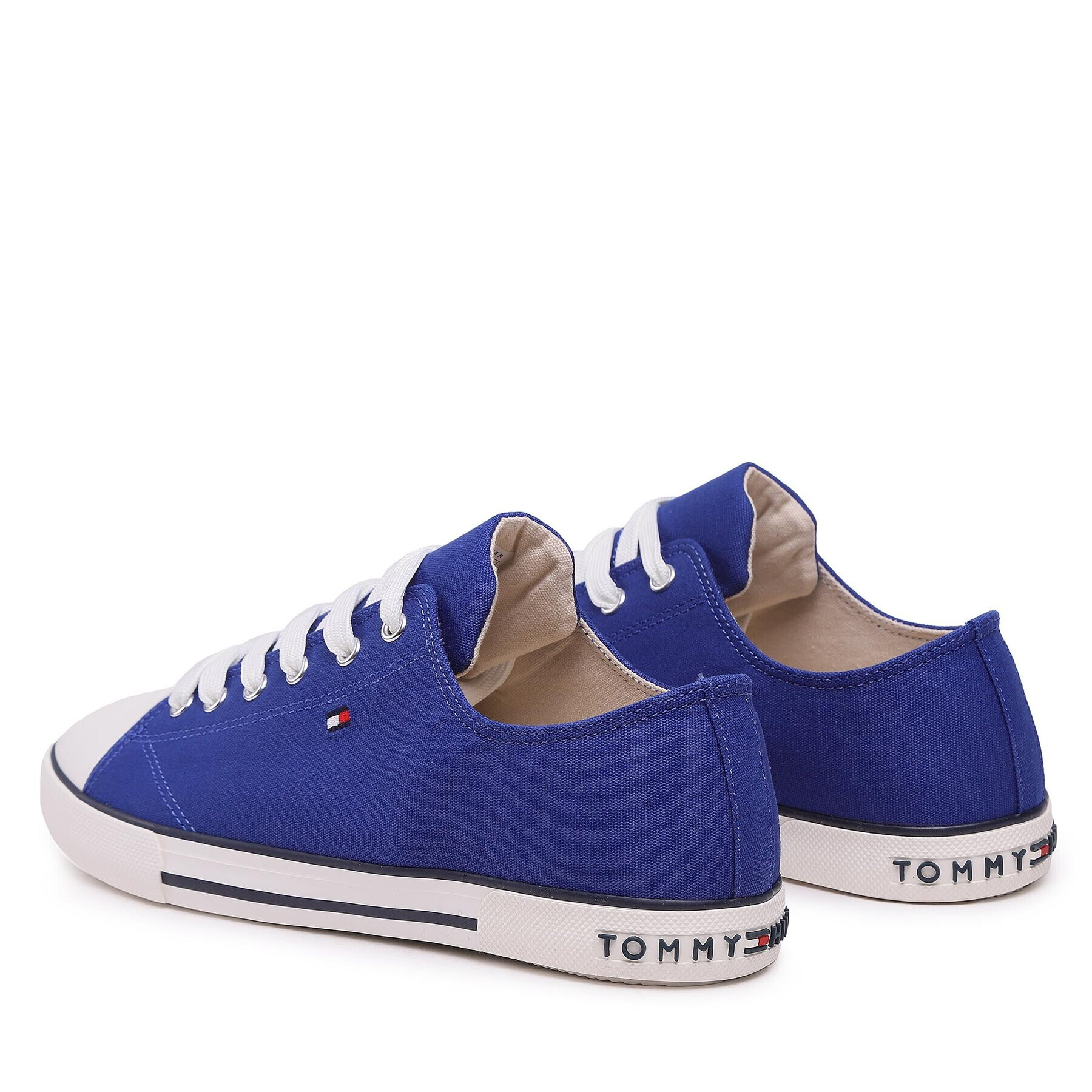 Tommy Hilfiger Teniși Low Cut Lace-Up Sneaker T3X4-32207-0890 S Bleumarin - Pled.ro