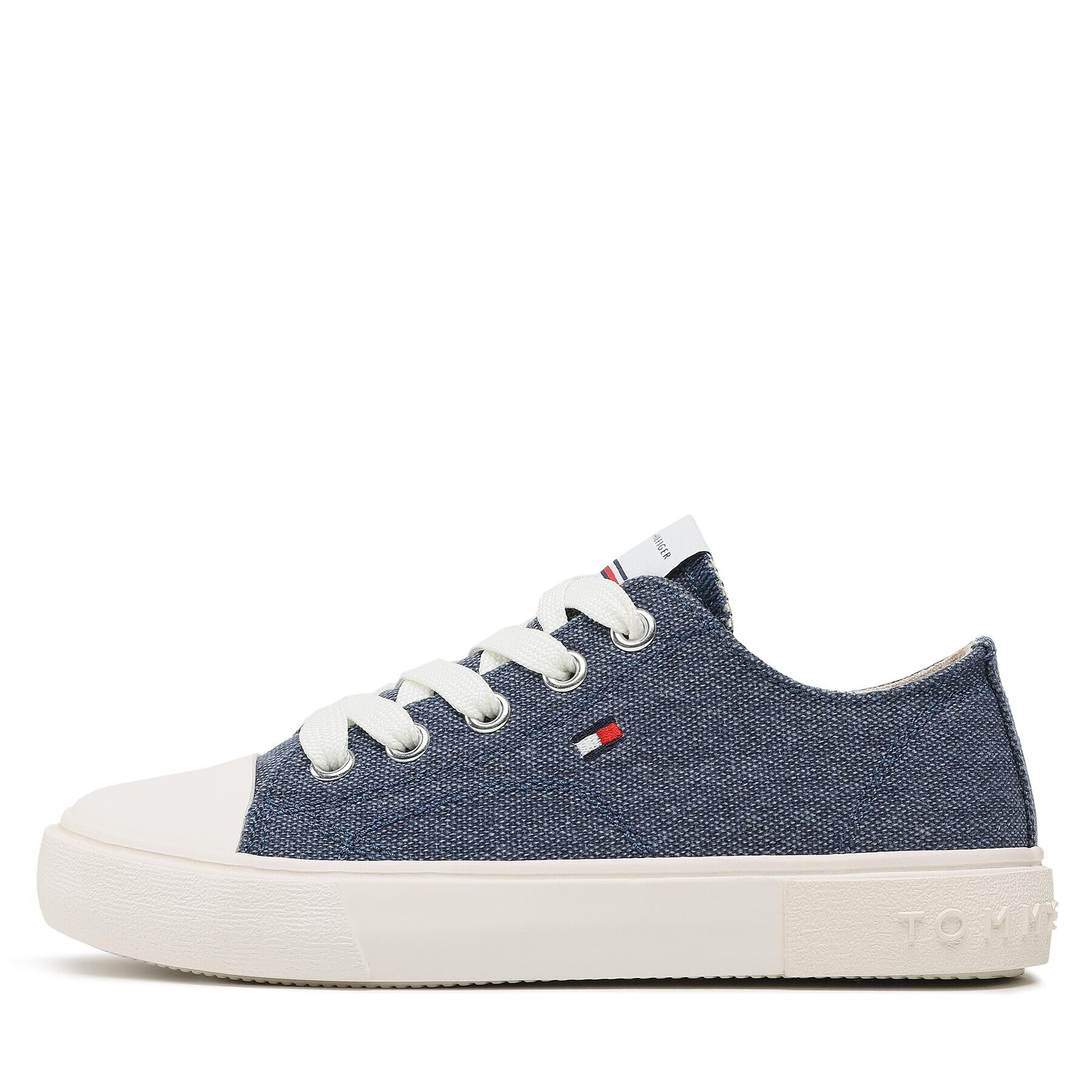 Tommy Hilfiger Teniși Low Cut Lace-Up T3X9-32827-0890 Albastru - Pled.ro