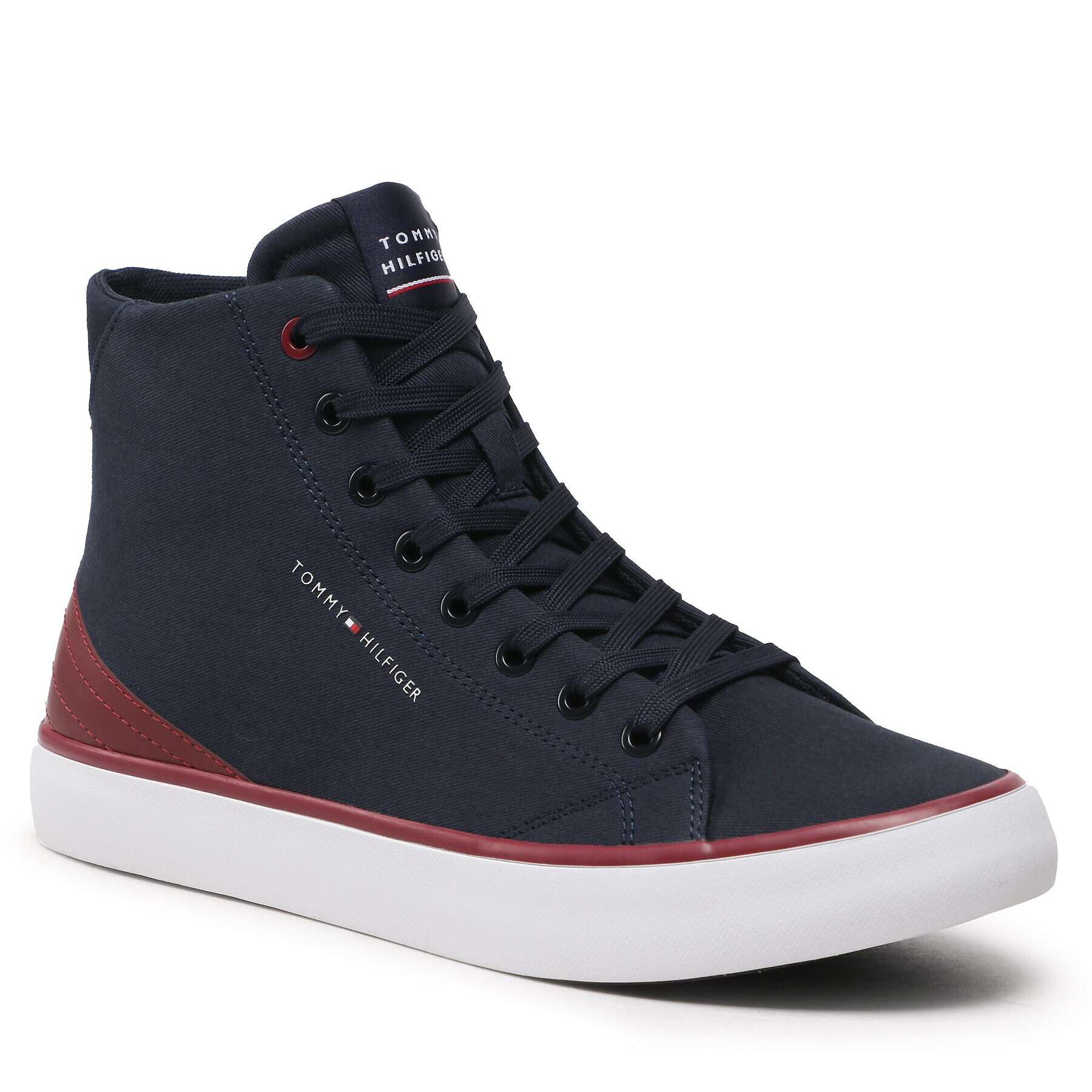 Tommy Hilfiger Teniși Th Hi Vulc Core Canvas FM0FM04729 Bleumarin - Pled.ro