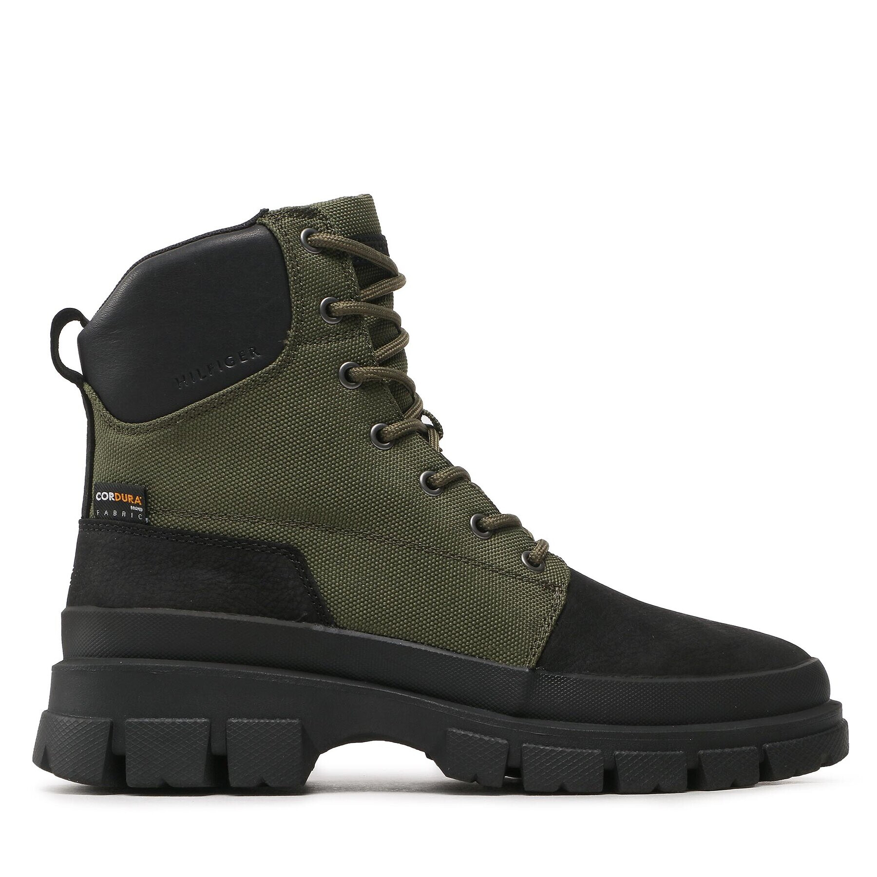 Tommy Hilfiger Trappers Cordura Lace Boot FM0FM04189 Kaki - Pled.ro