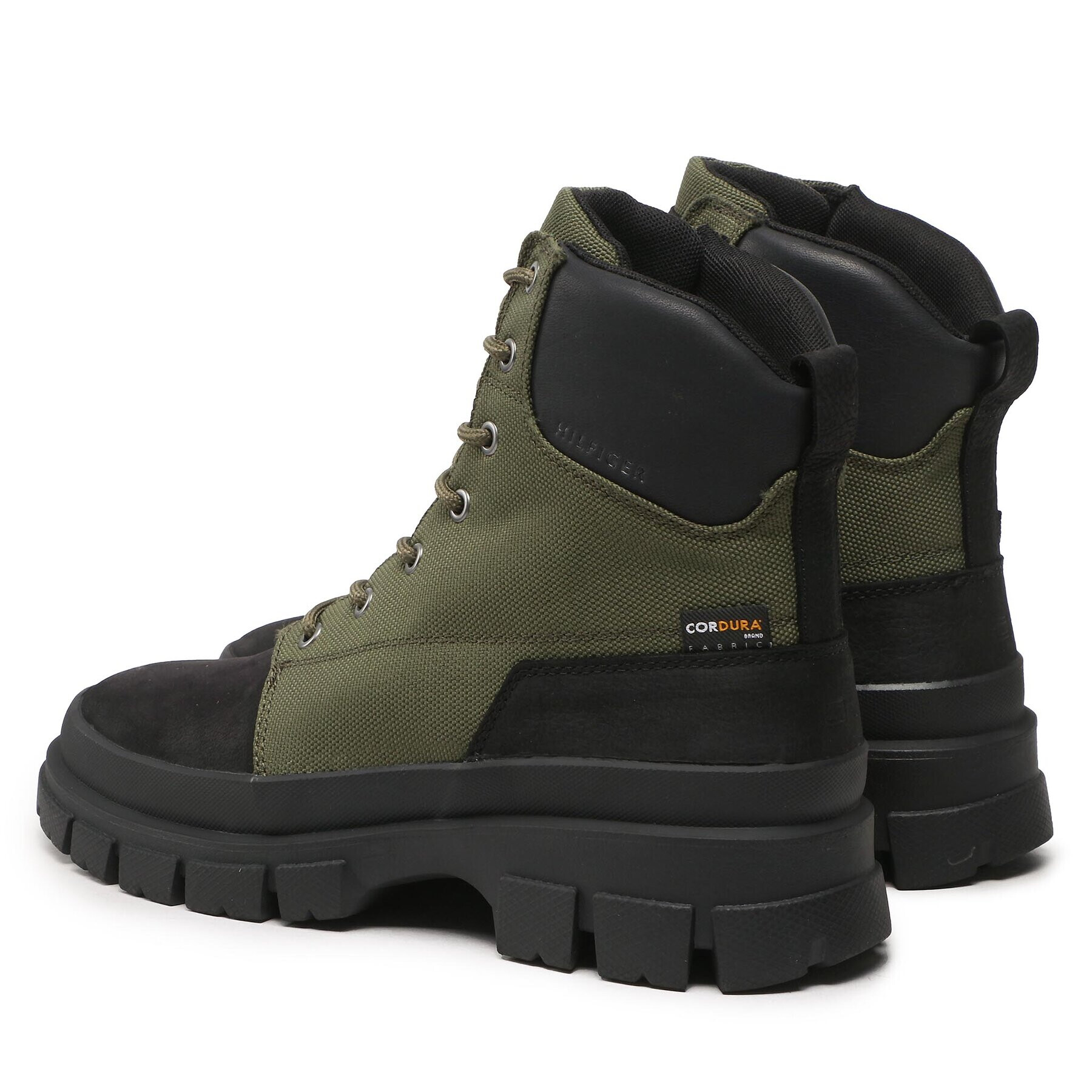 Tommy Hilfiger Trappers Cordura Lace Boot FM0FM04189 Kaki - Pled.ro