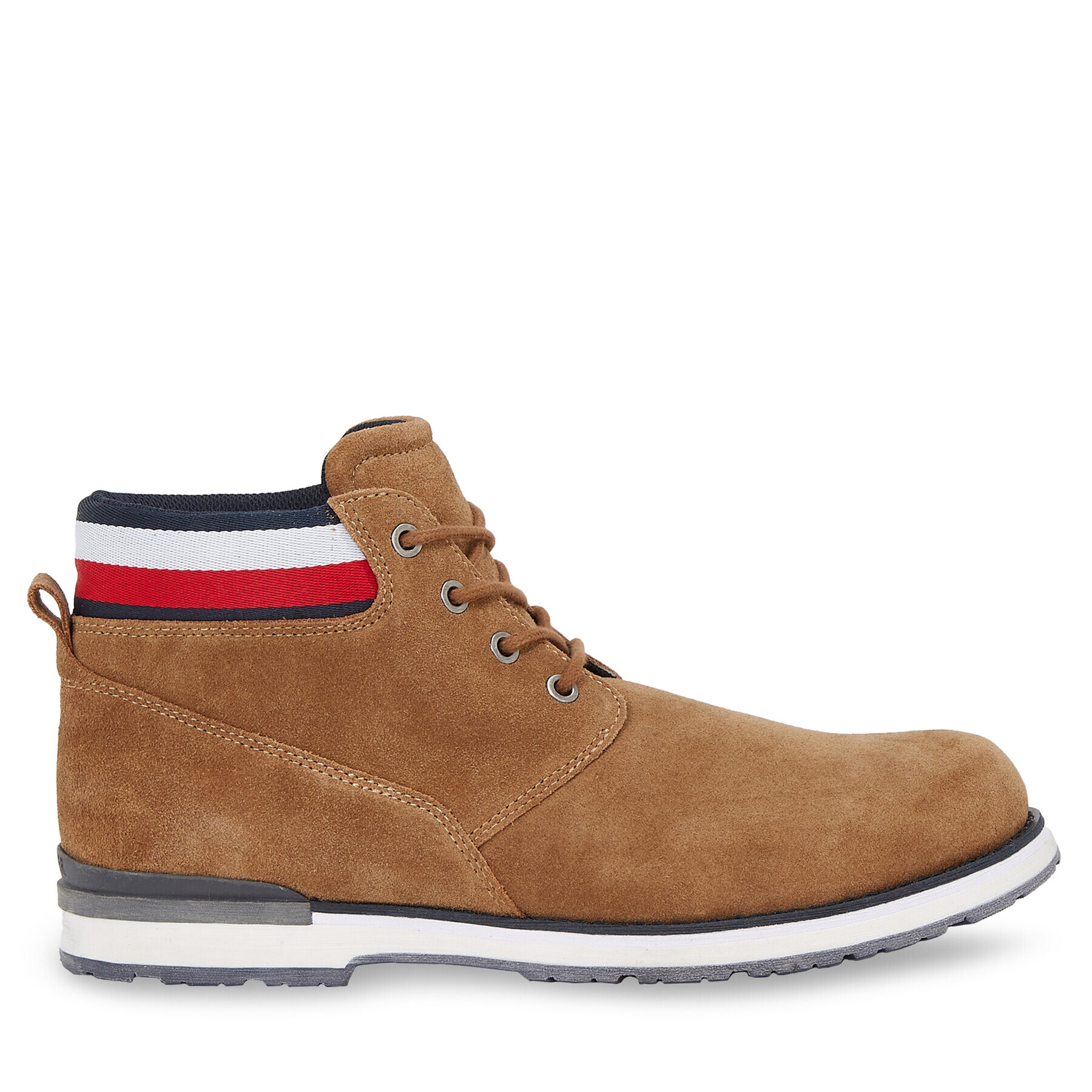 Tommy Hilfiger Trappers Core Hilfiger Suede Boot FM0FM04800 Maro - Pled.ro