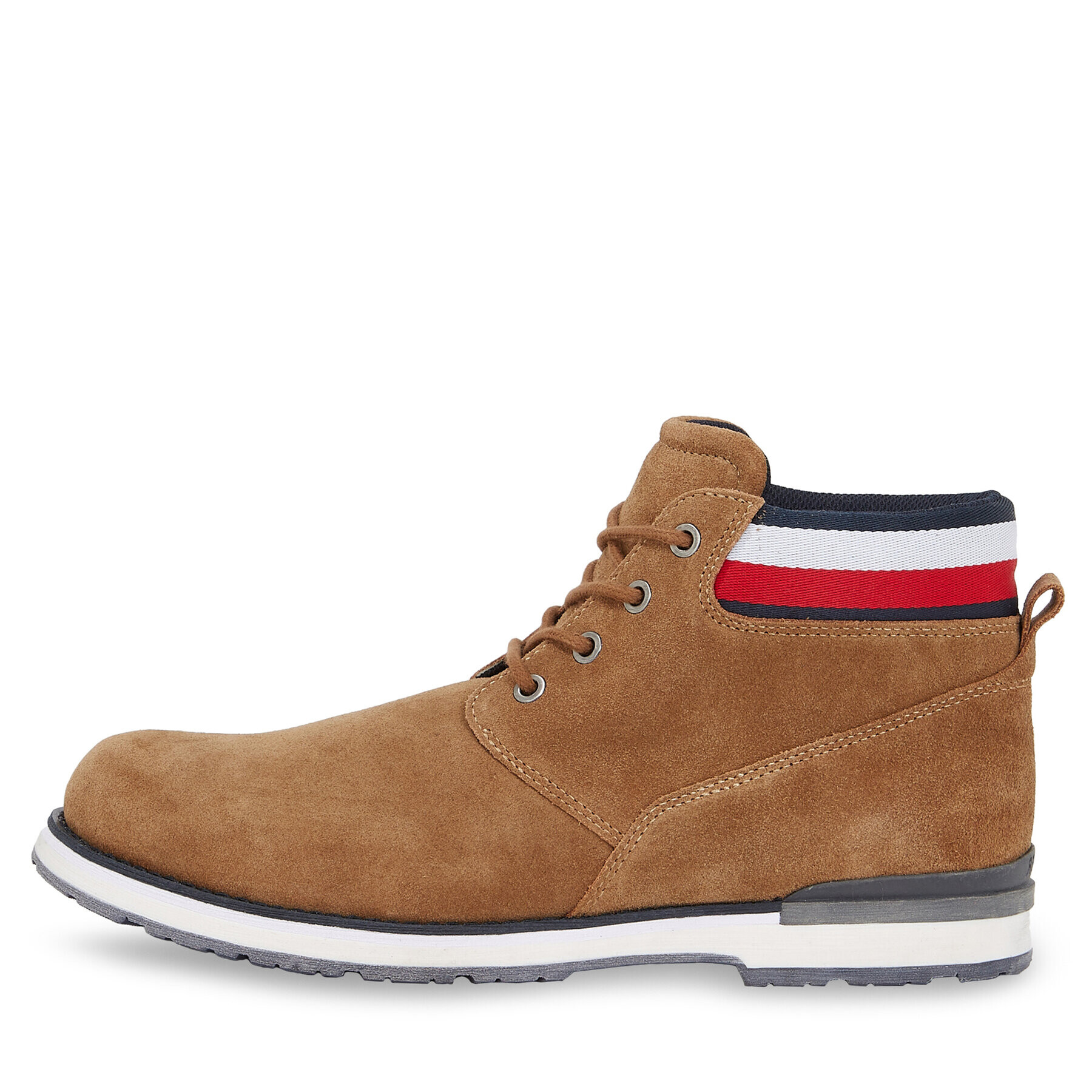 Tommy Hilfiger Trappers Core Hilfiger Suede Boot FM0FM04800 Maro - Pled.ro