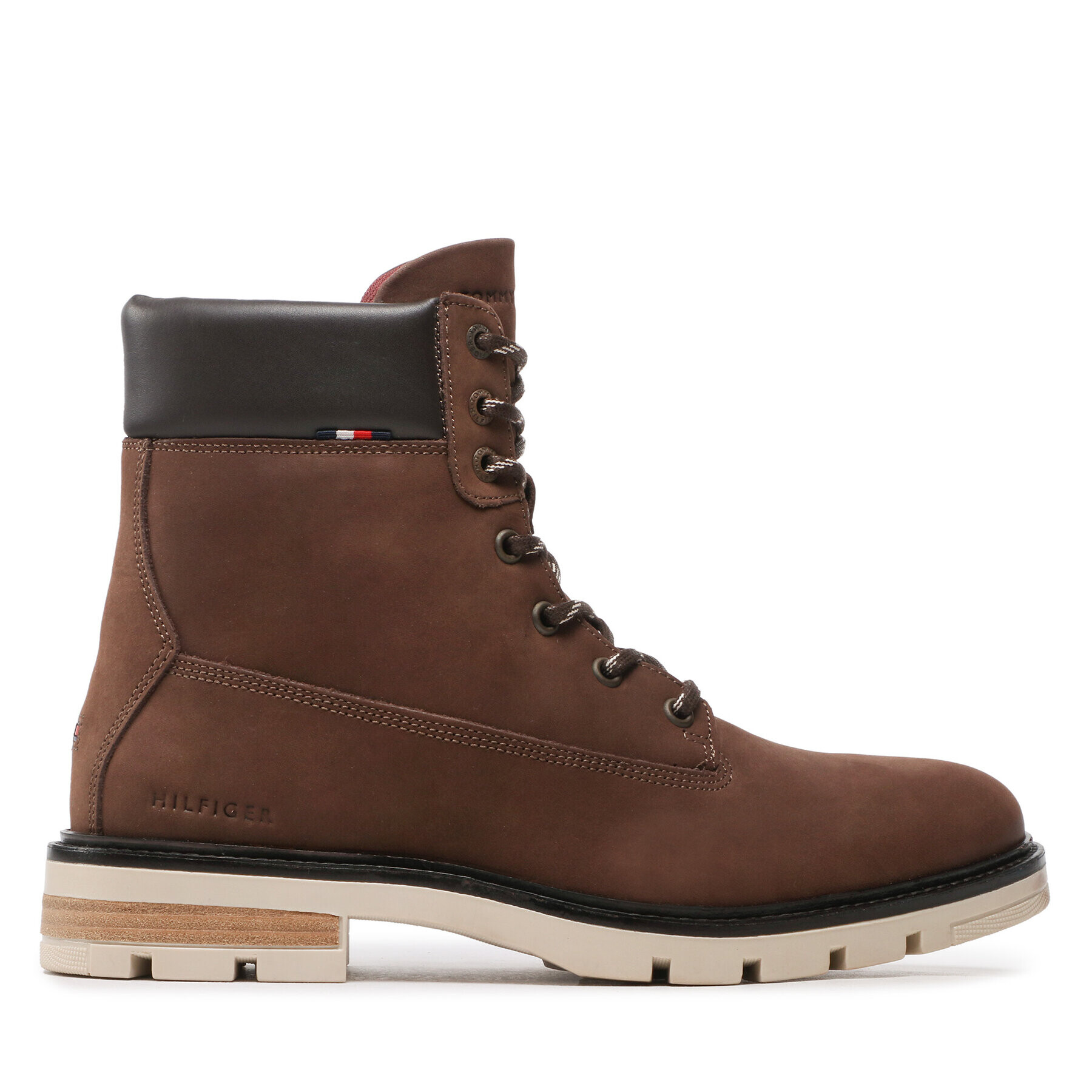 Tommy Hilfiger Trappers Padded Nubuck Boot FM0FM04205 Maro - Pled.ro