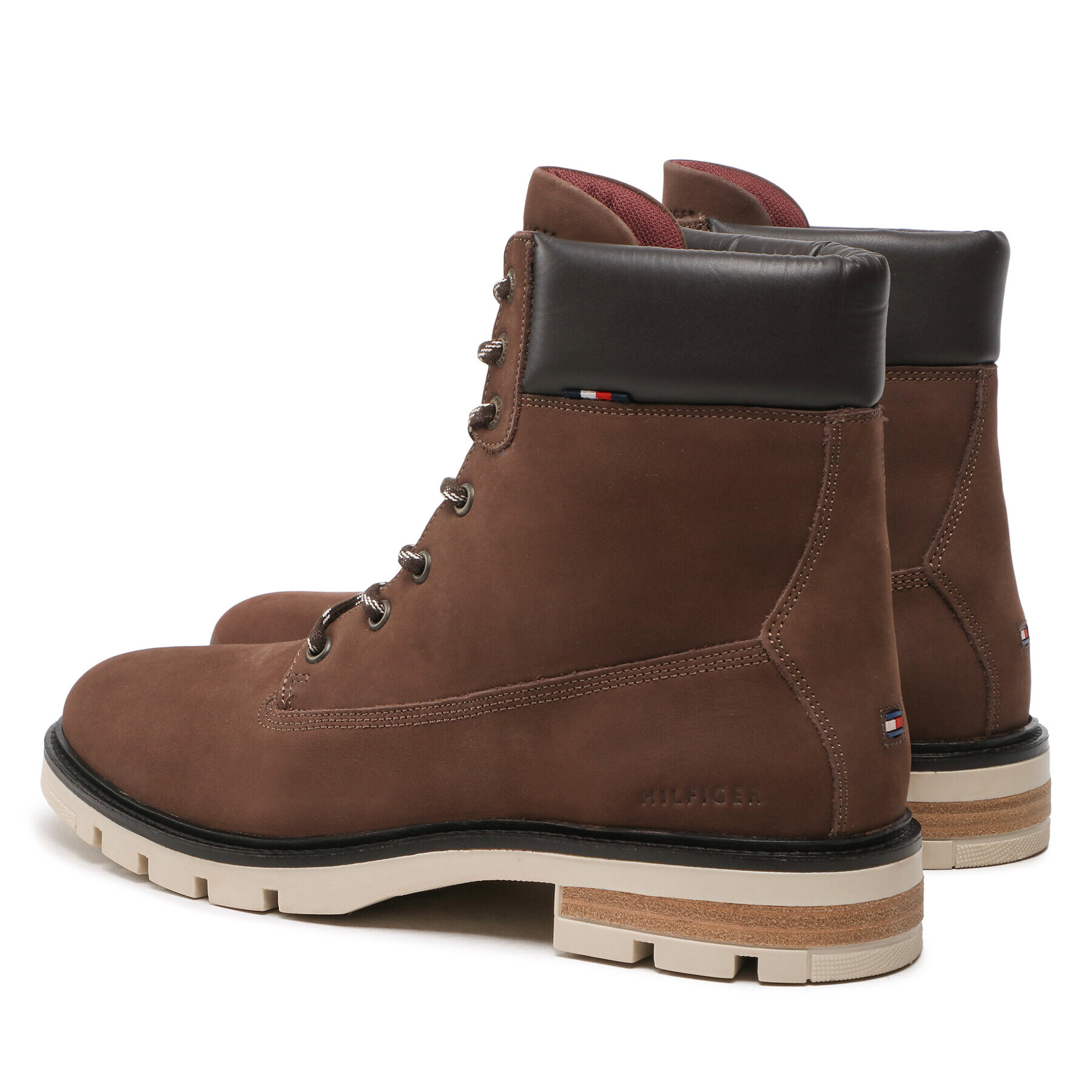 Tommy Hilfiger Trappers Padded Nubuck Boot FM0FM04205 Maro - Pled.ro