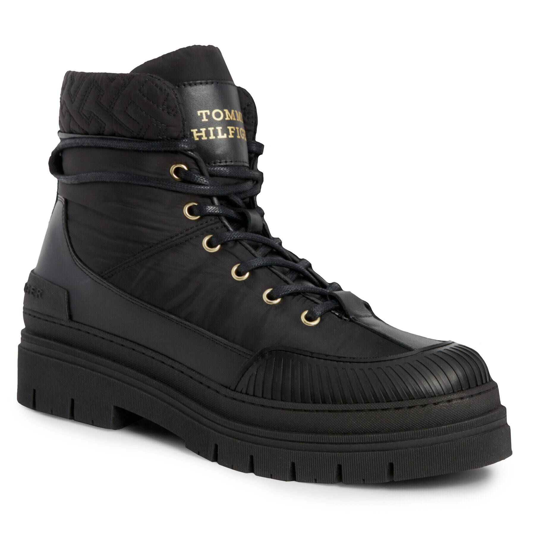 Tommy Hilfiger Trappers Th Monogram Outdoor Boot FW0FW07502 Negru - Pled.ro