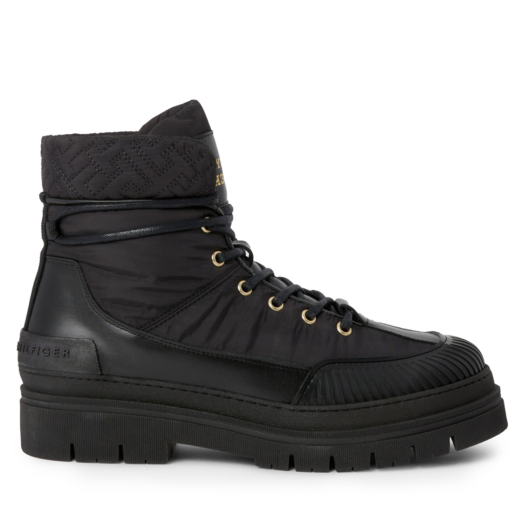 Tommy Hilfiger Trappers Th Monogram Outdoor Boot FW0FW07502 Negru - Pled.ro