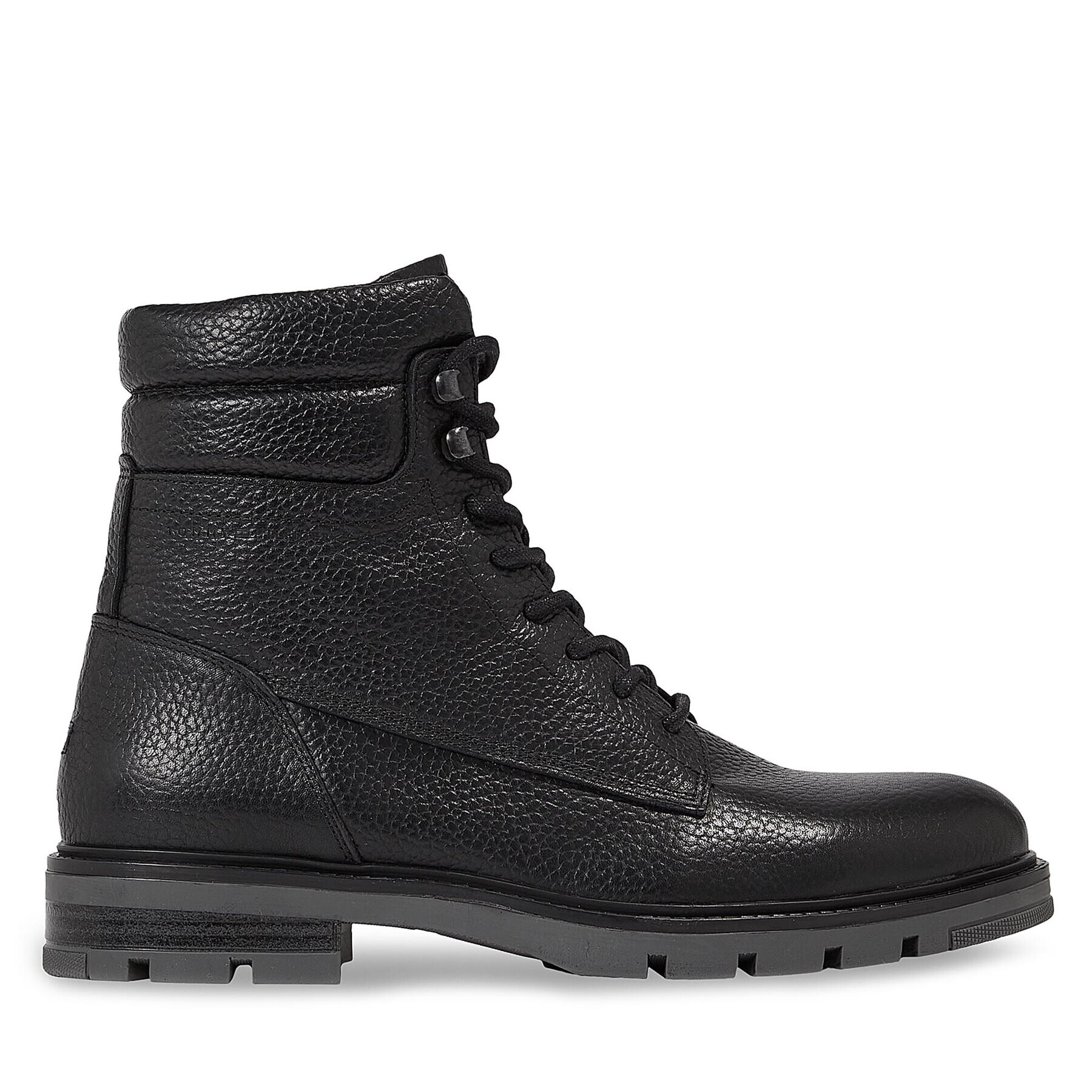 Tommy Hilfiger Trappers Warm Padded Hilfiger Lth Boot FM0FM04802 Negru - Pled.ro