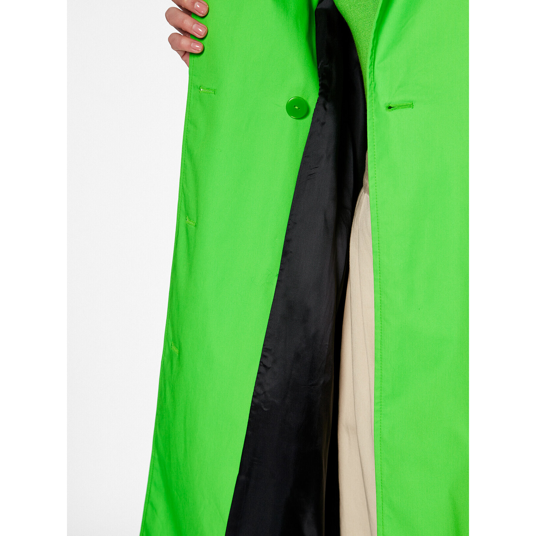 Tommy Hilfiger Trench WW0WW36960 Verde Regular Fit - Pled.ro