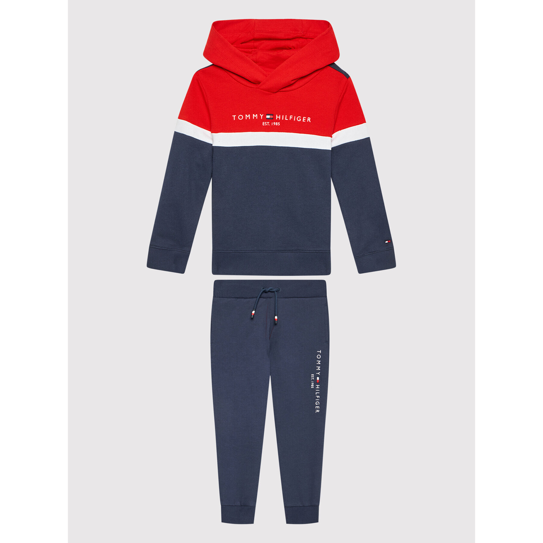 Tommy Hilfiger Trening Colorblock KB0KB06891 M Bleumarin Regular Fit - Pled.ro