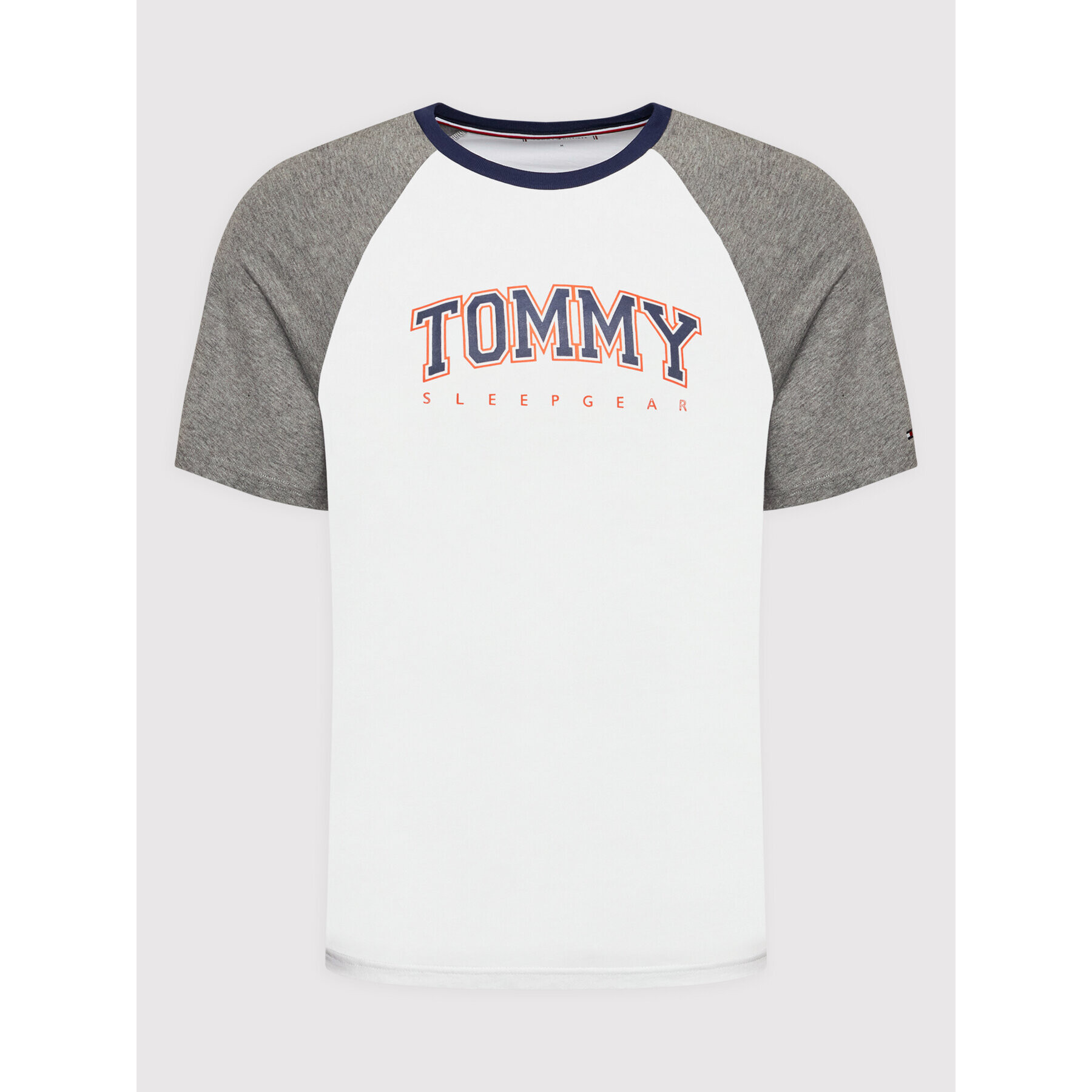 Tommy Hilfiger Tricou Cn Ss Logo UM0UM02351 Alb Regular Fit - Pled.ro