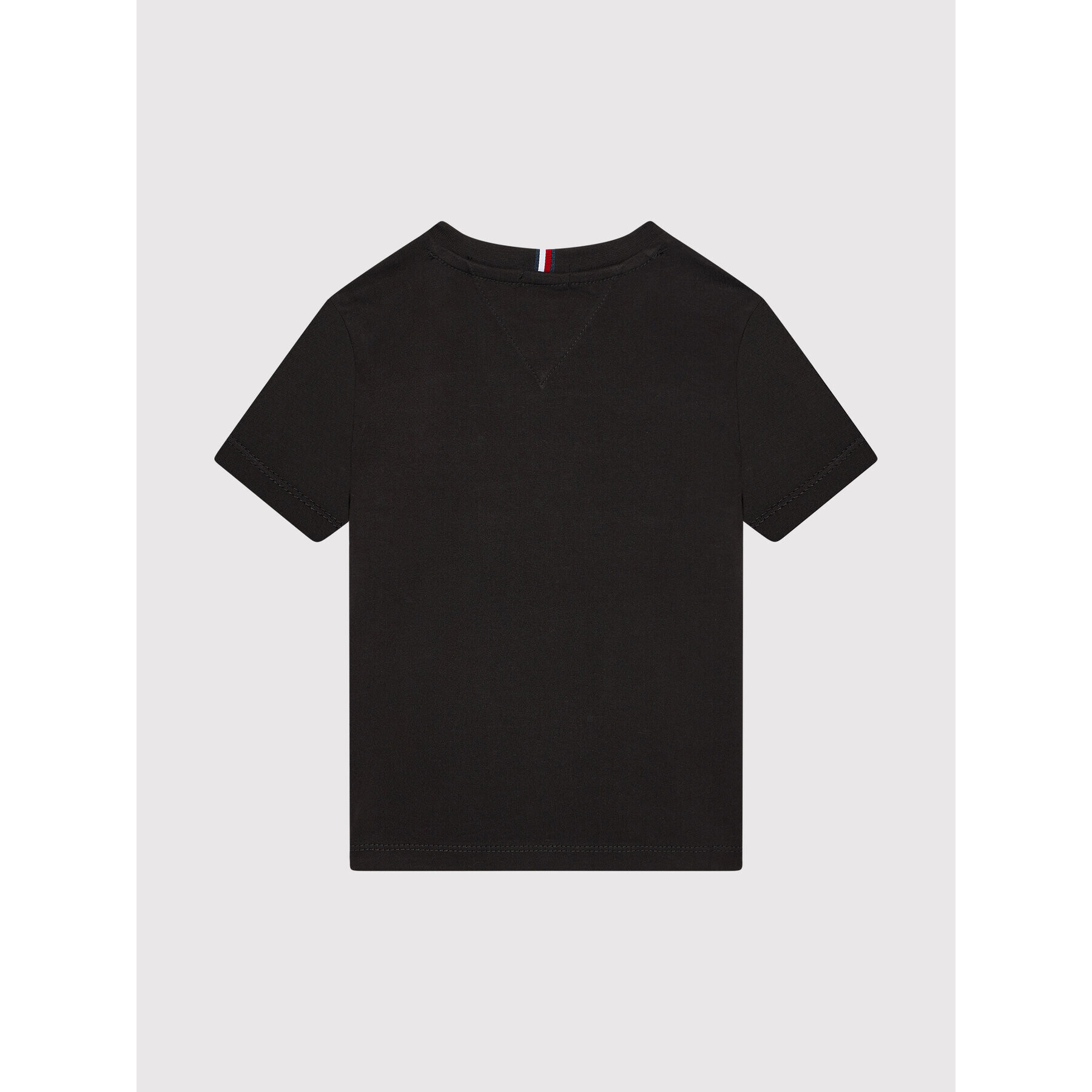 Tommy Hilfiger Tricou Essential Blocking KB0KB06711 M Negru Regular Fit - Pled.ro