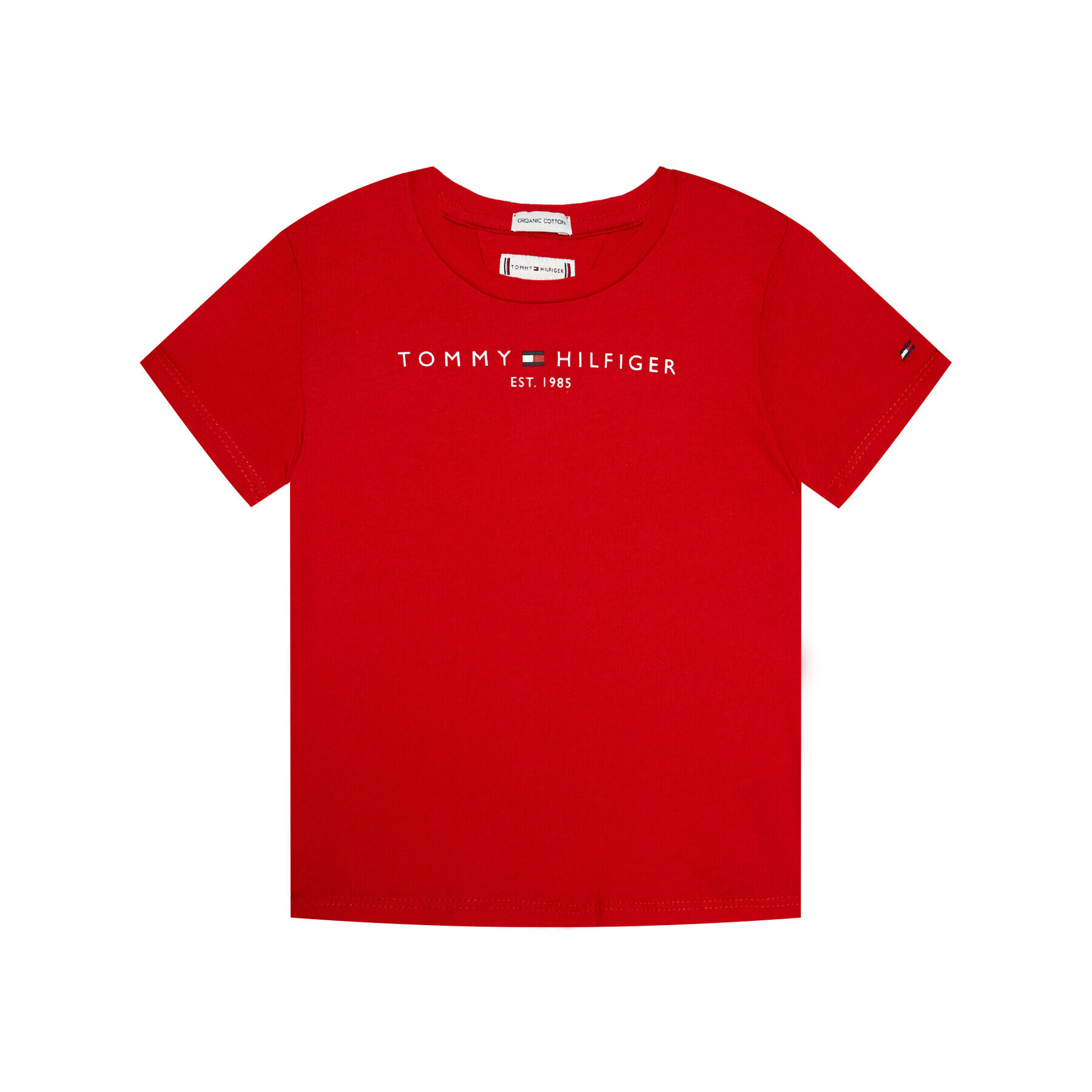 Tommy Hilfiger Tricou Essential KG0KG05242 M Roșu Regular Fit - Pled.ro