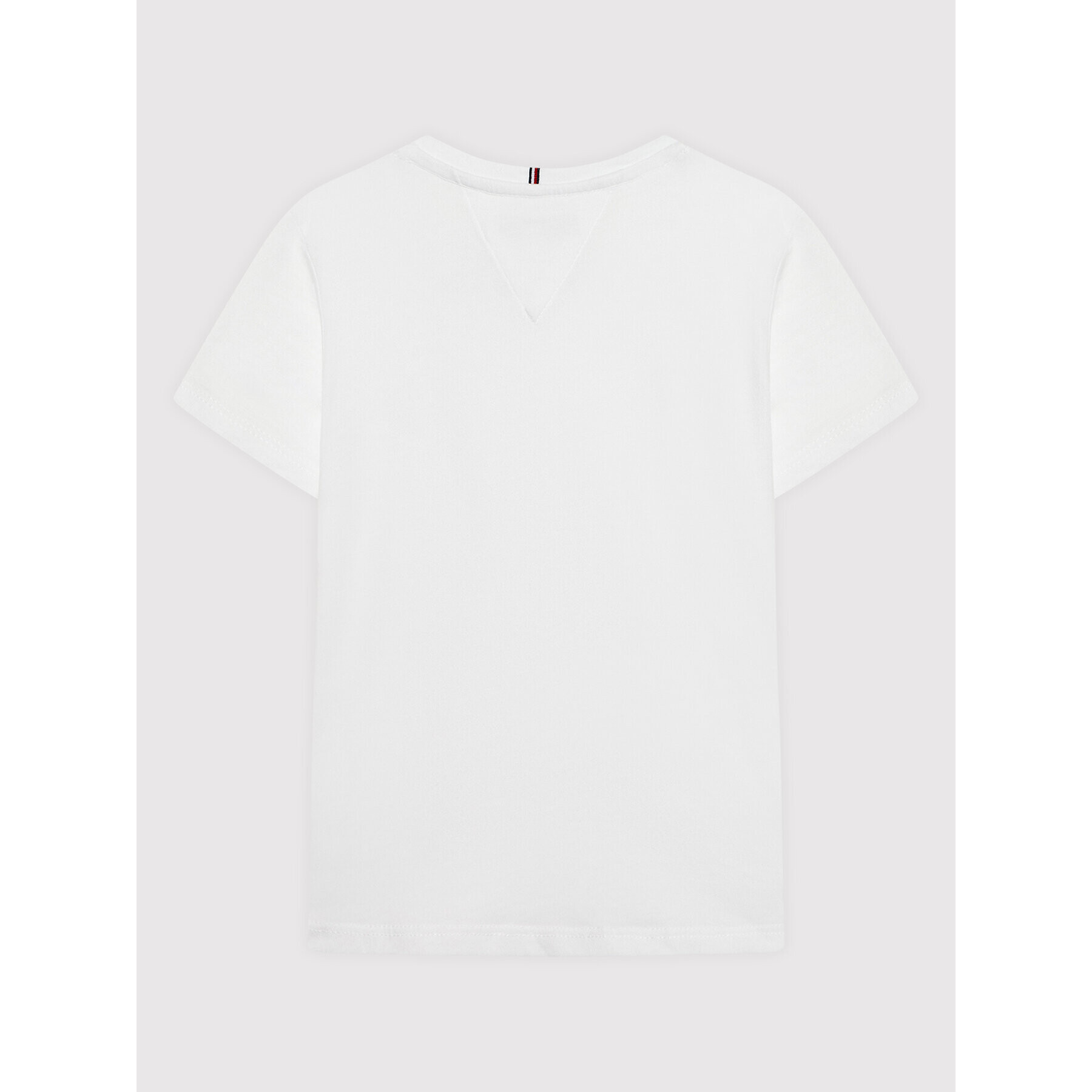 Tommy Hilfiger Tricou Essential KG0KG06174 D Alb Regular Fit - Pled.ro