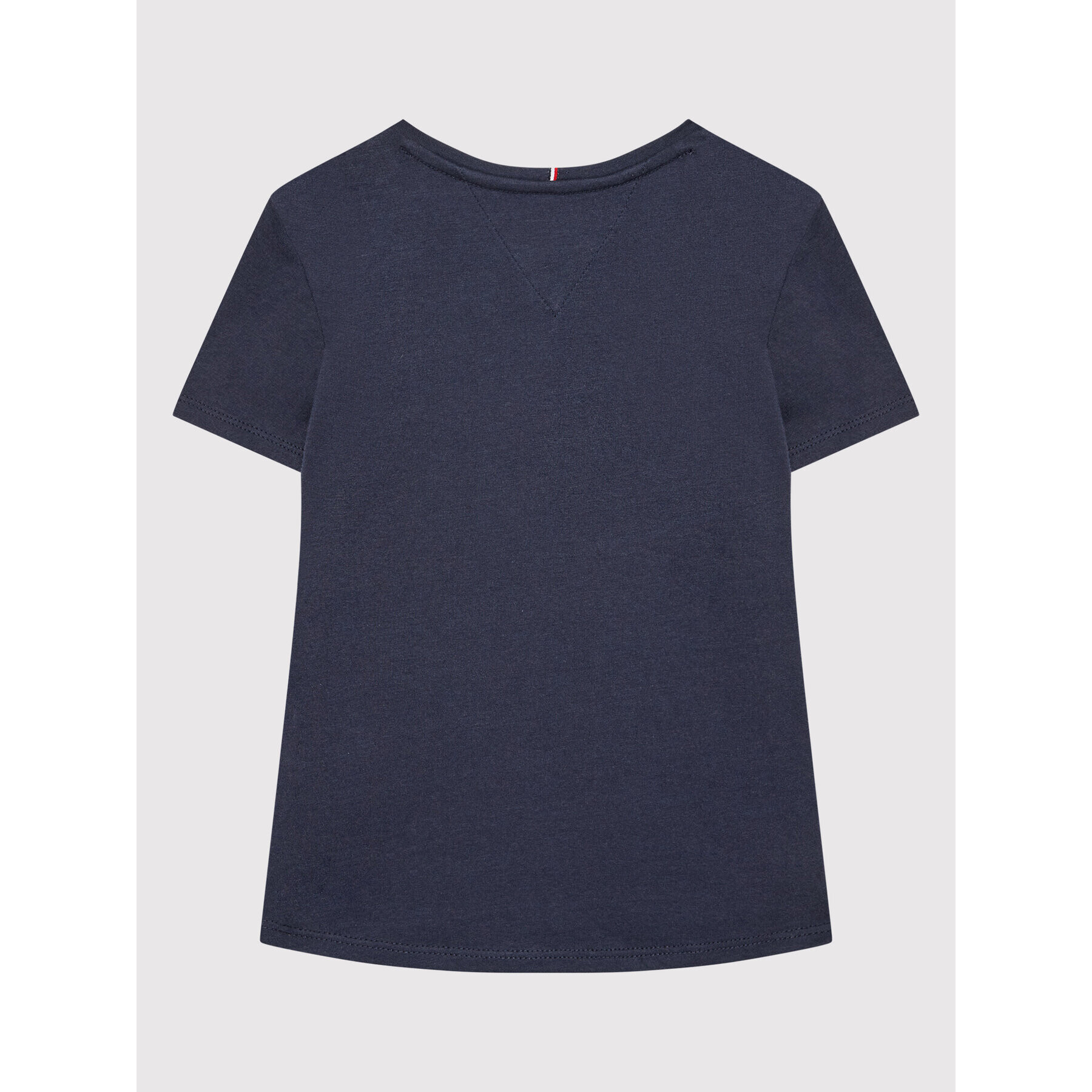 Tommy Hilfiger Tricou Essential Knit KG0KG06174 D Bleumarin Regular Fit - Pled.ro