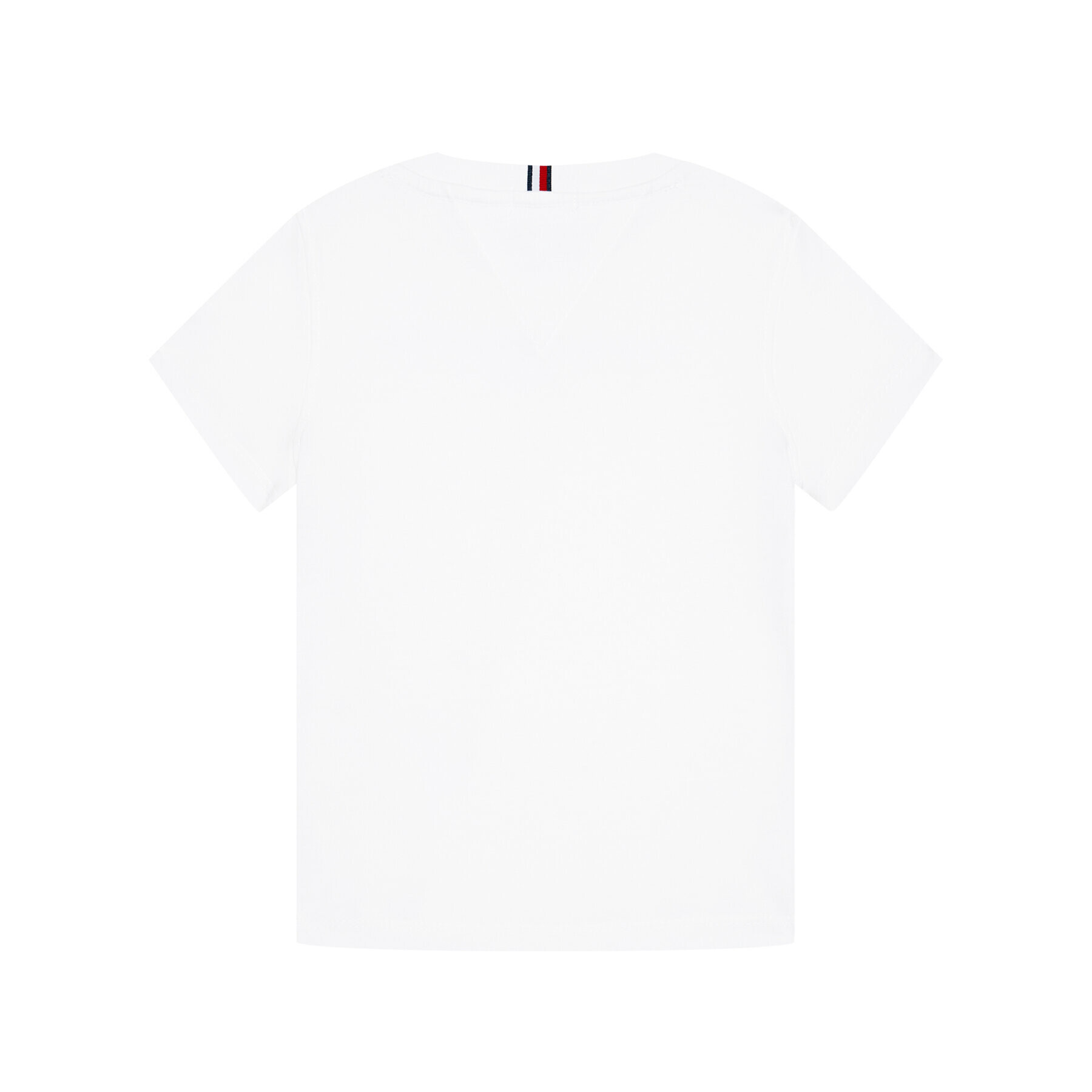 Tommy Hilfiger Tricou Essential KS0KS00210 Alb Regular Fit - Pled.ro