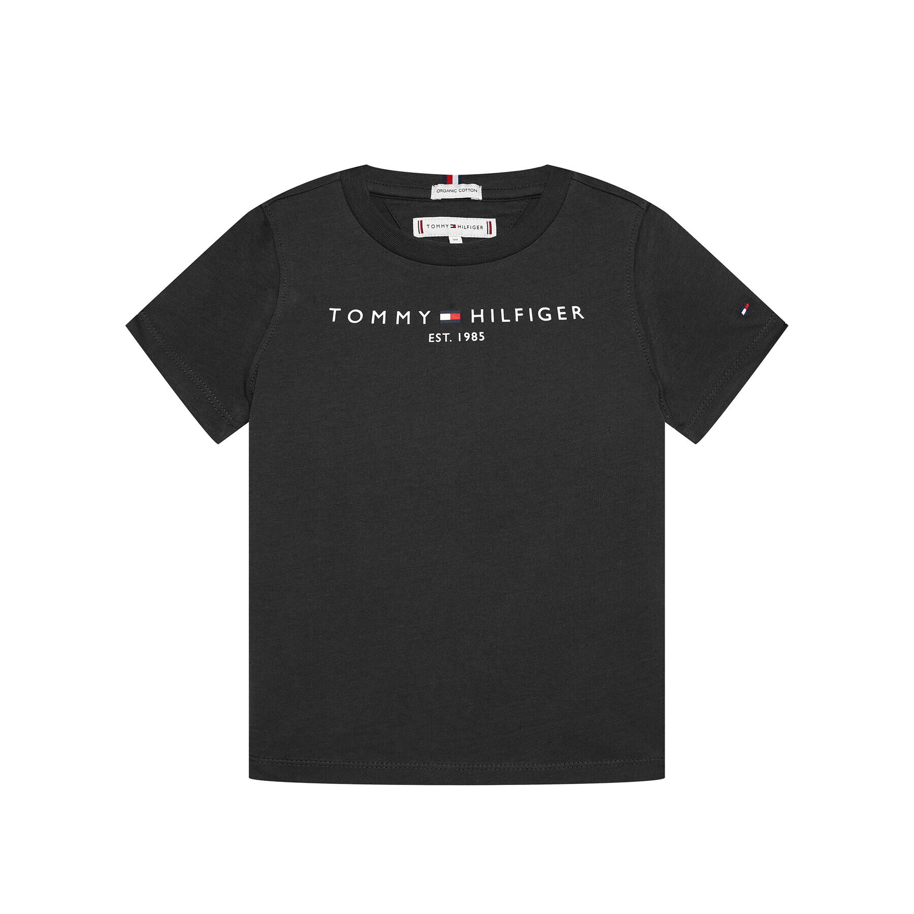 Tommy Hilfiger Tricou Essential KS0KS00210 Negru Regular Fit - Pled.ro