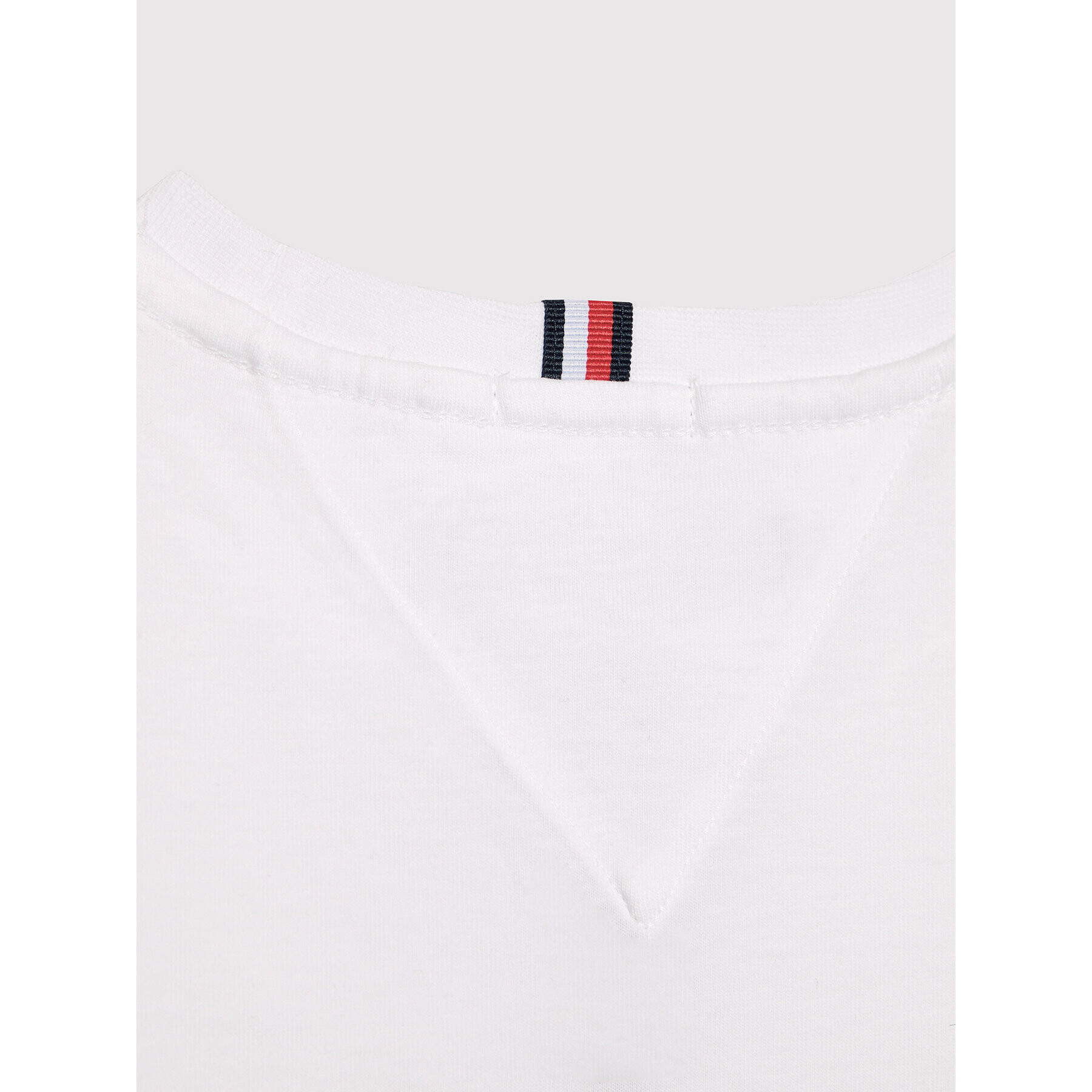 Tommy Hilfiger Tricou Over Print KB0KB07015 D Alb Regular Fit - Pled.ro