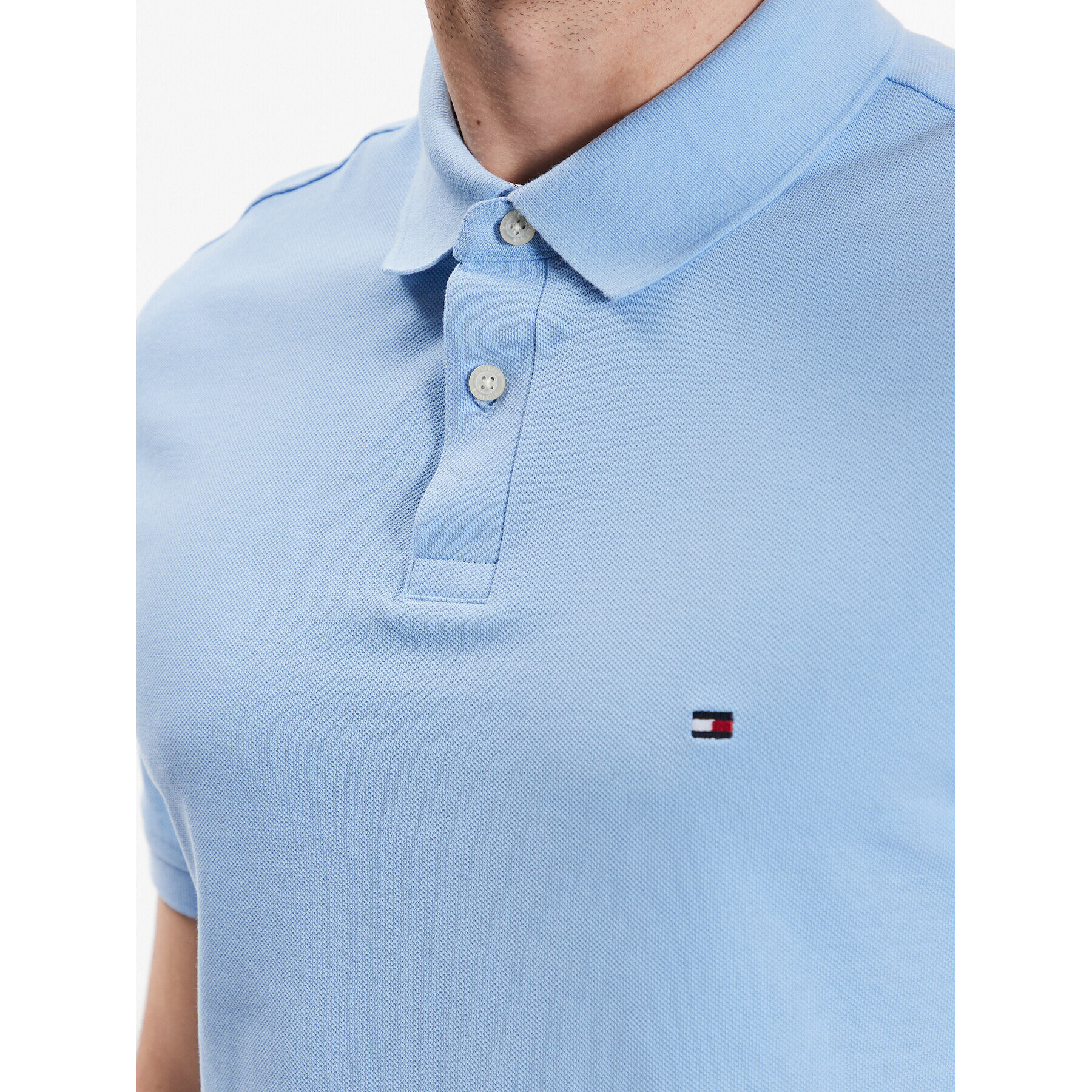 Tommy Hilfiger Tricou polo 1985 MW0MW17770 Albastru Regular Fit - Pled.ro