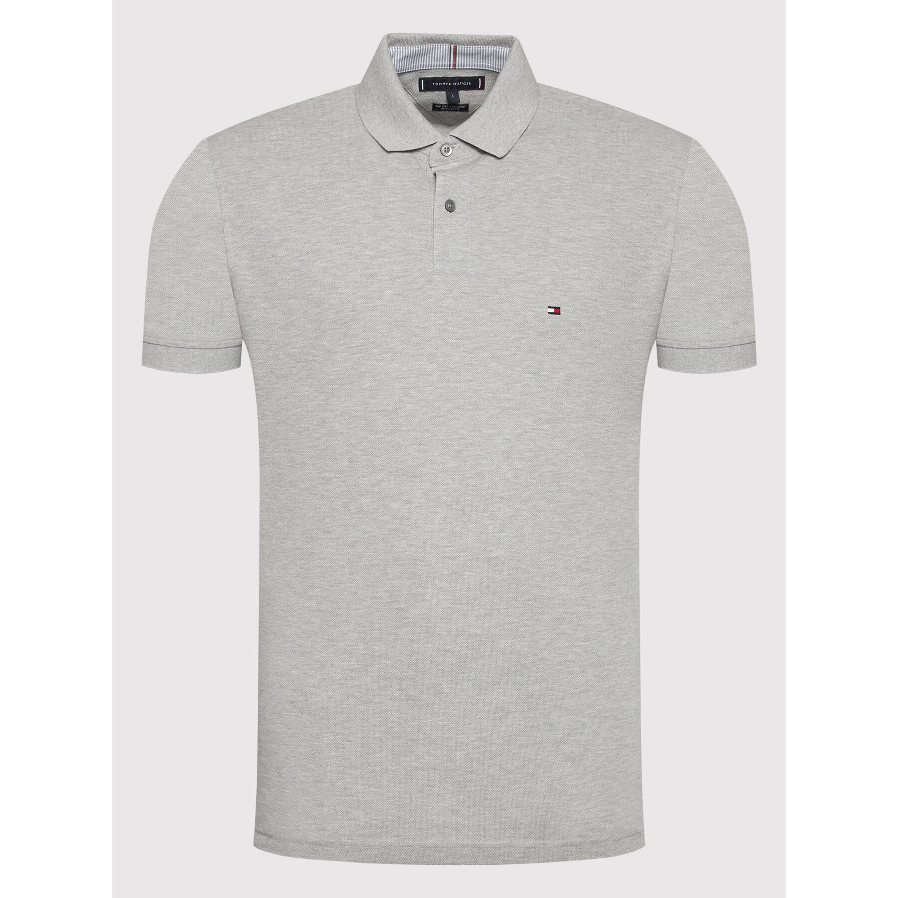 Tommy Hilfiger Tricou polo 1985 MW0MW17770 Gri Regular Fit - Pled.ro