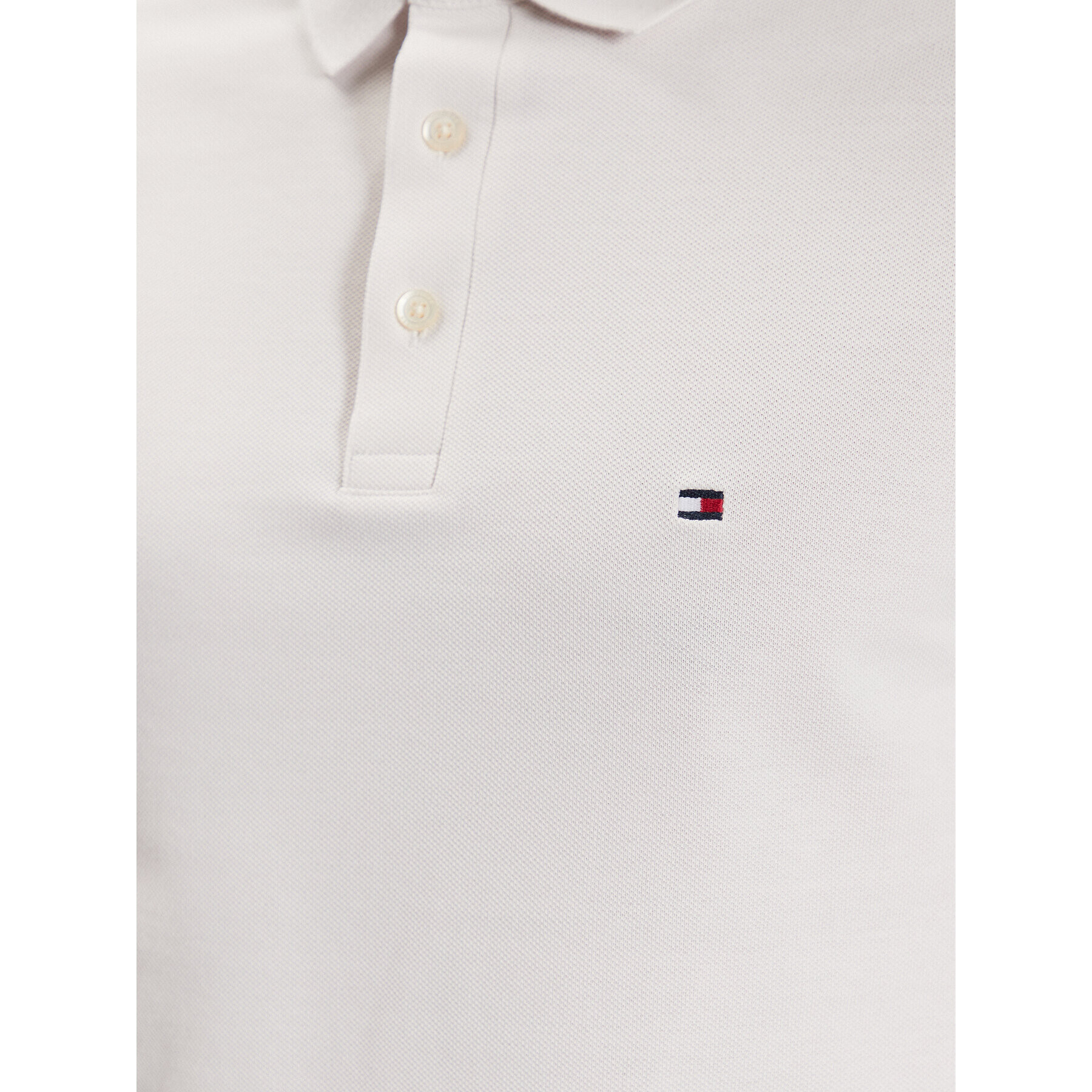 Tommy Hilfiger Tricou polo 1985 MW0MW17771 Alb Slim Fit - Pled.ro