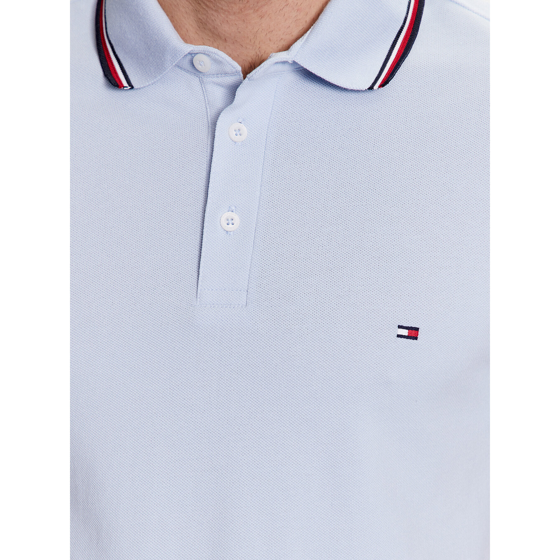 Tommy Hilfiger Tricou polo 1985 MW0MW30750 Albastru Slim Fit - Pled.ro